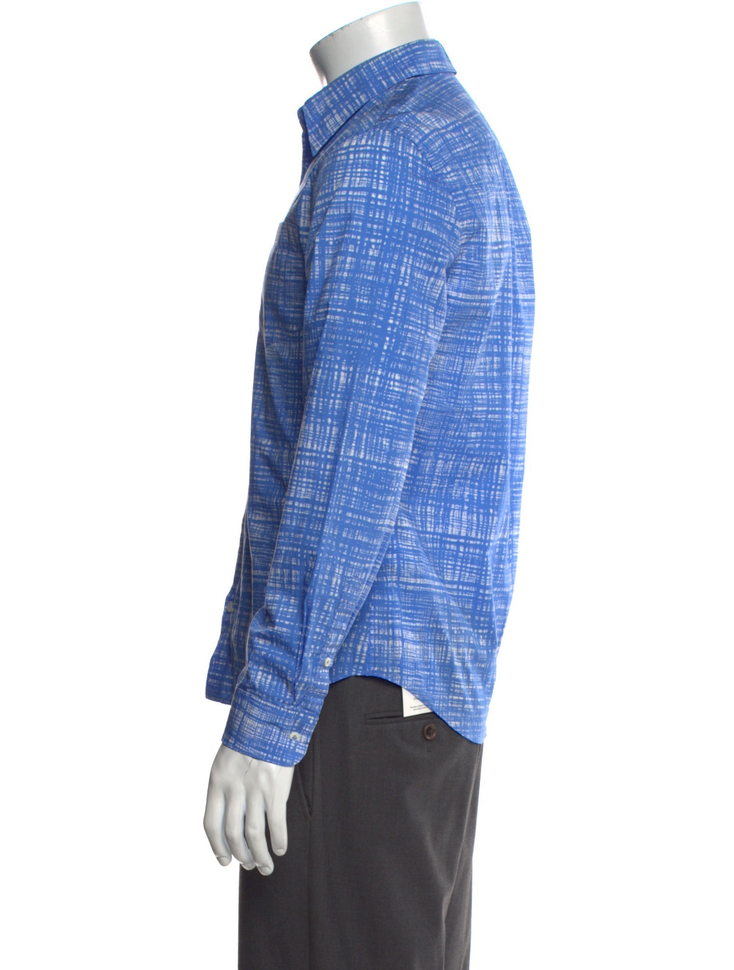 Prada 2018 Plaid Print Dress Shirt