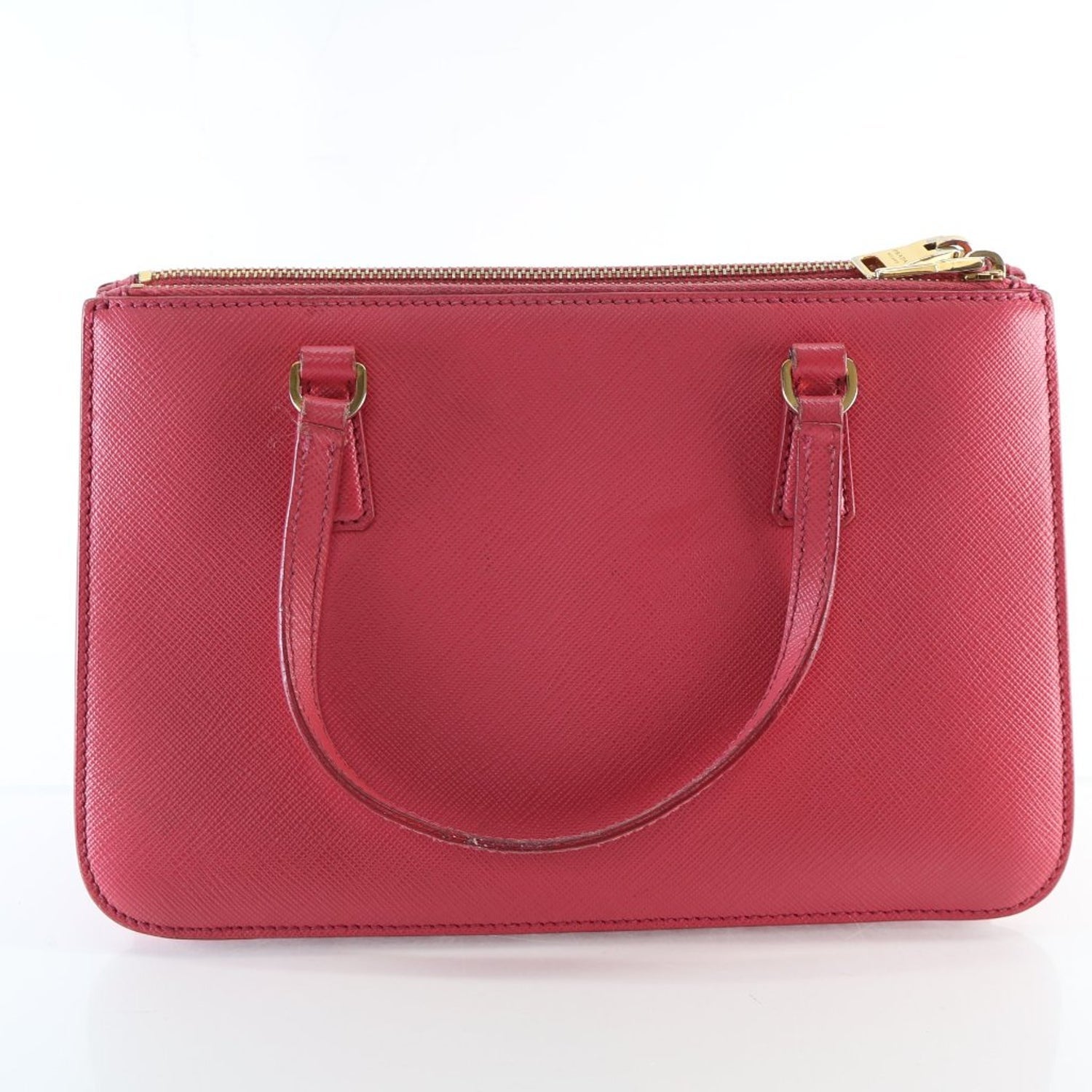 Prada Mini Saffiano Galleria Double Zip