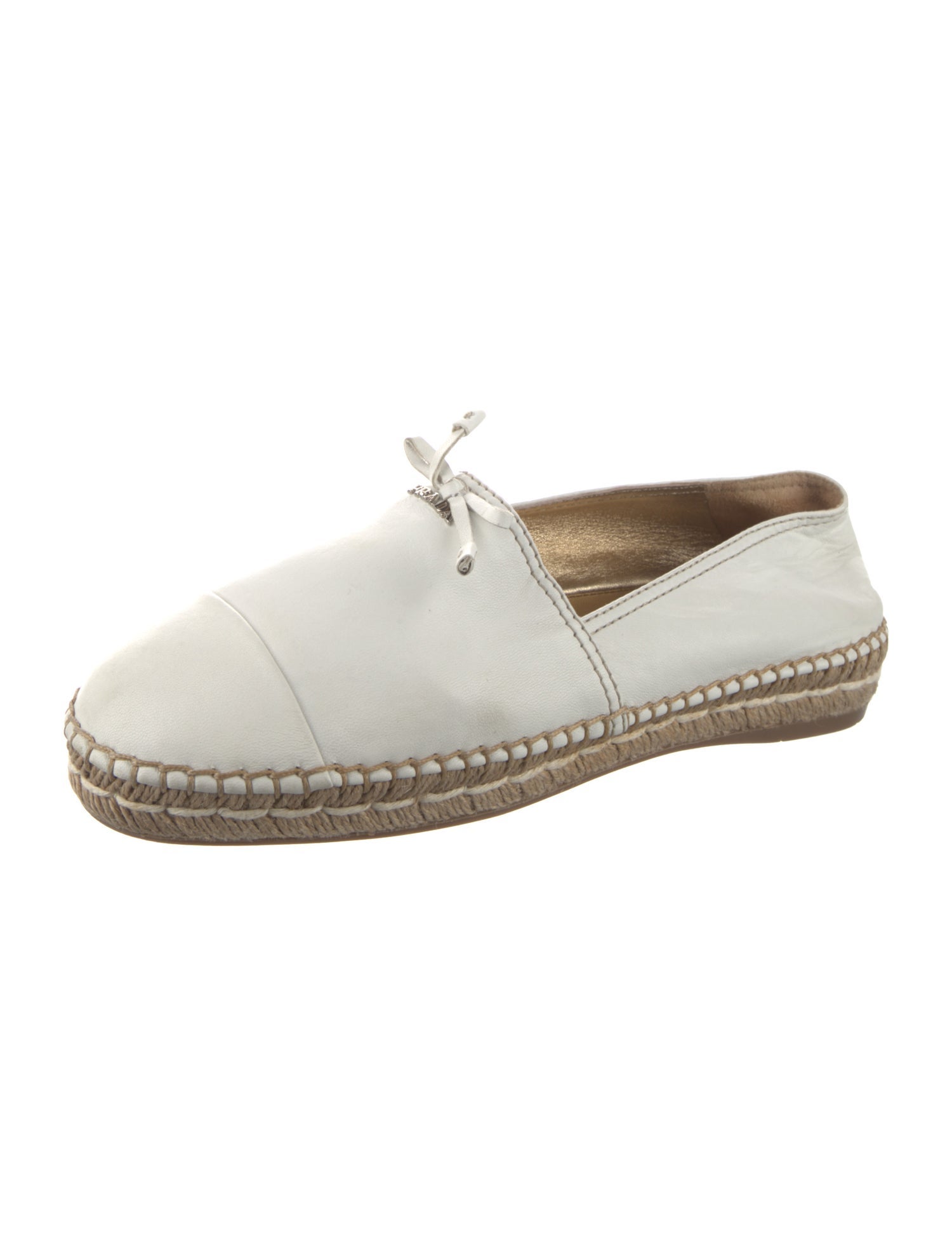 Prada Leather Espadrilles