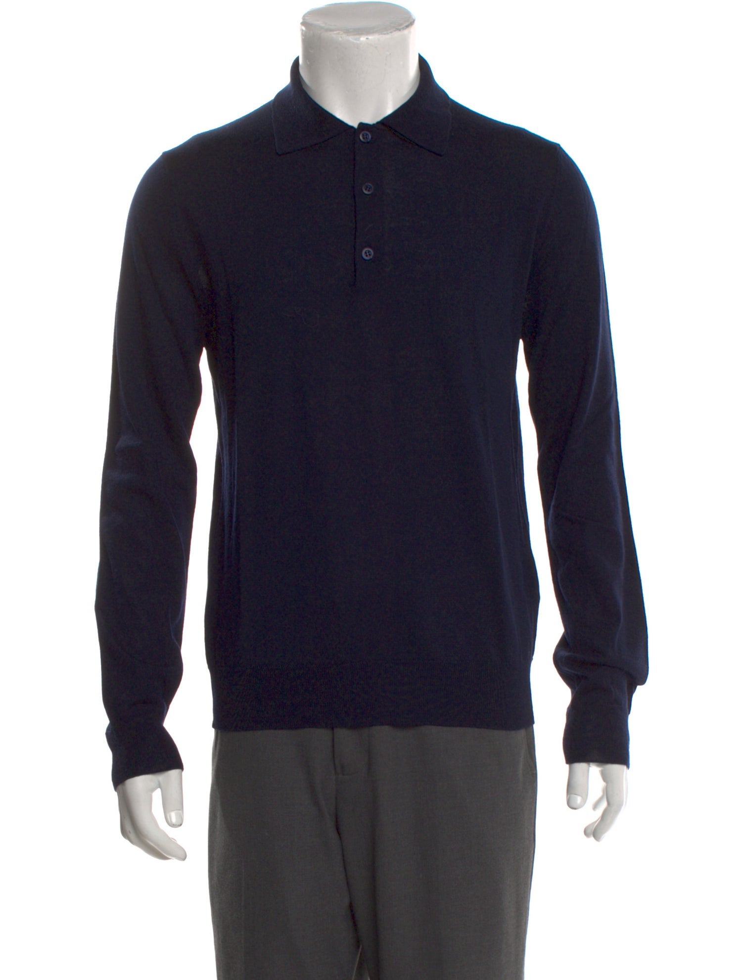 Prada 2019 Virgin Wool Polo Shirt w/ Tags