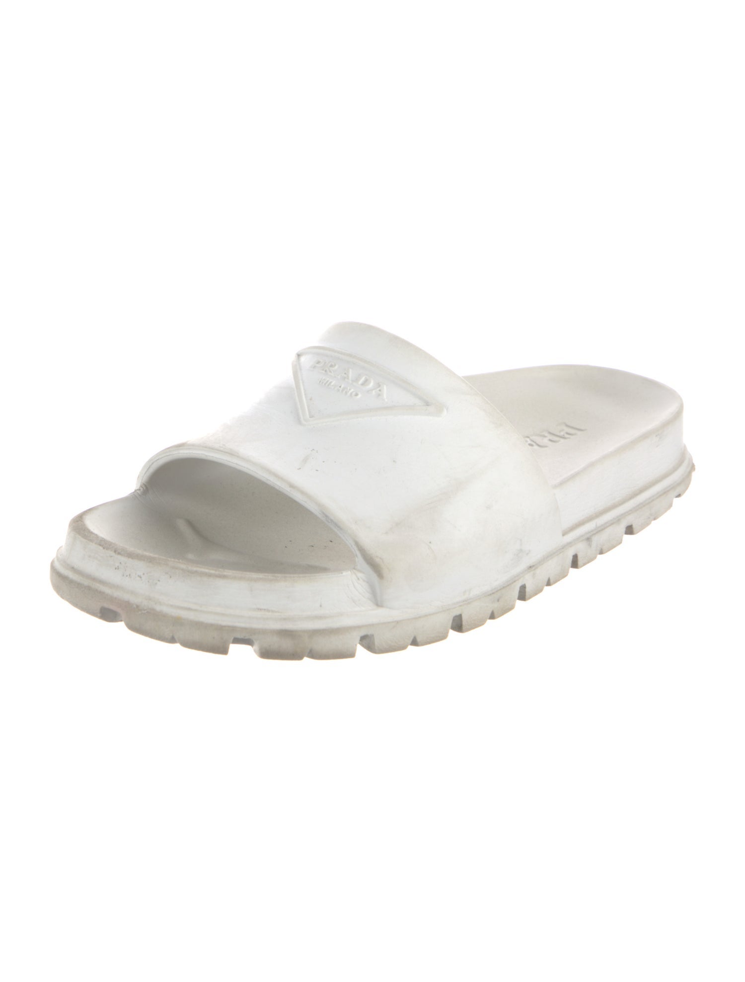 Prada Leather Slides