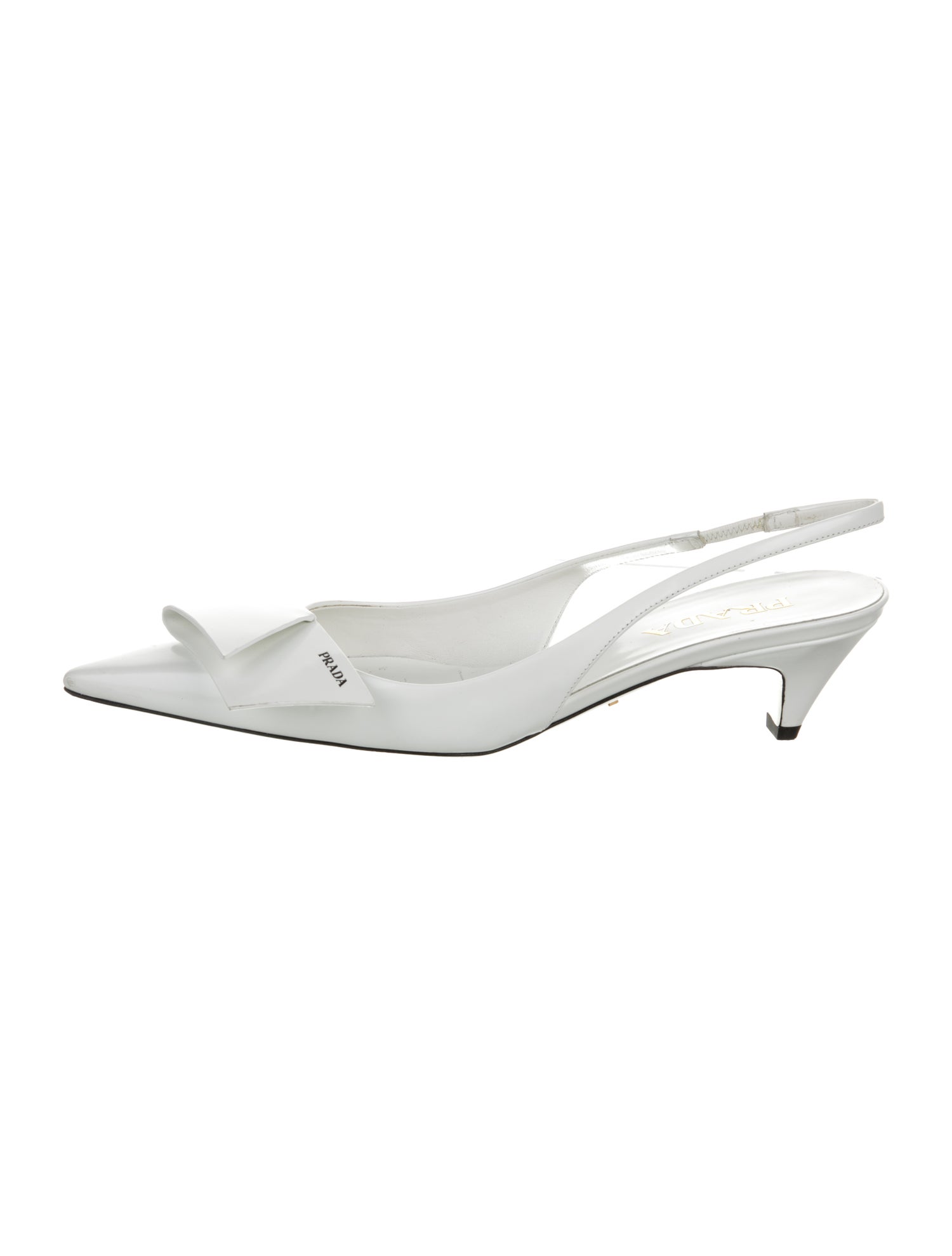 Prada Patent Leather Slingback Pumps