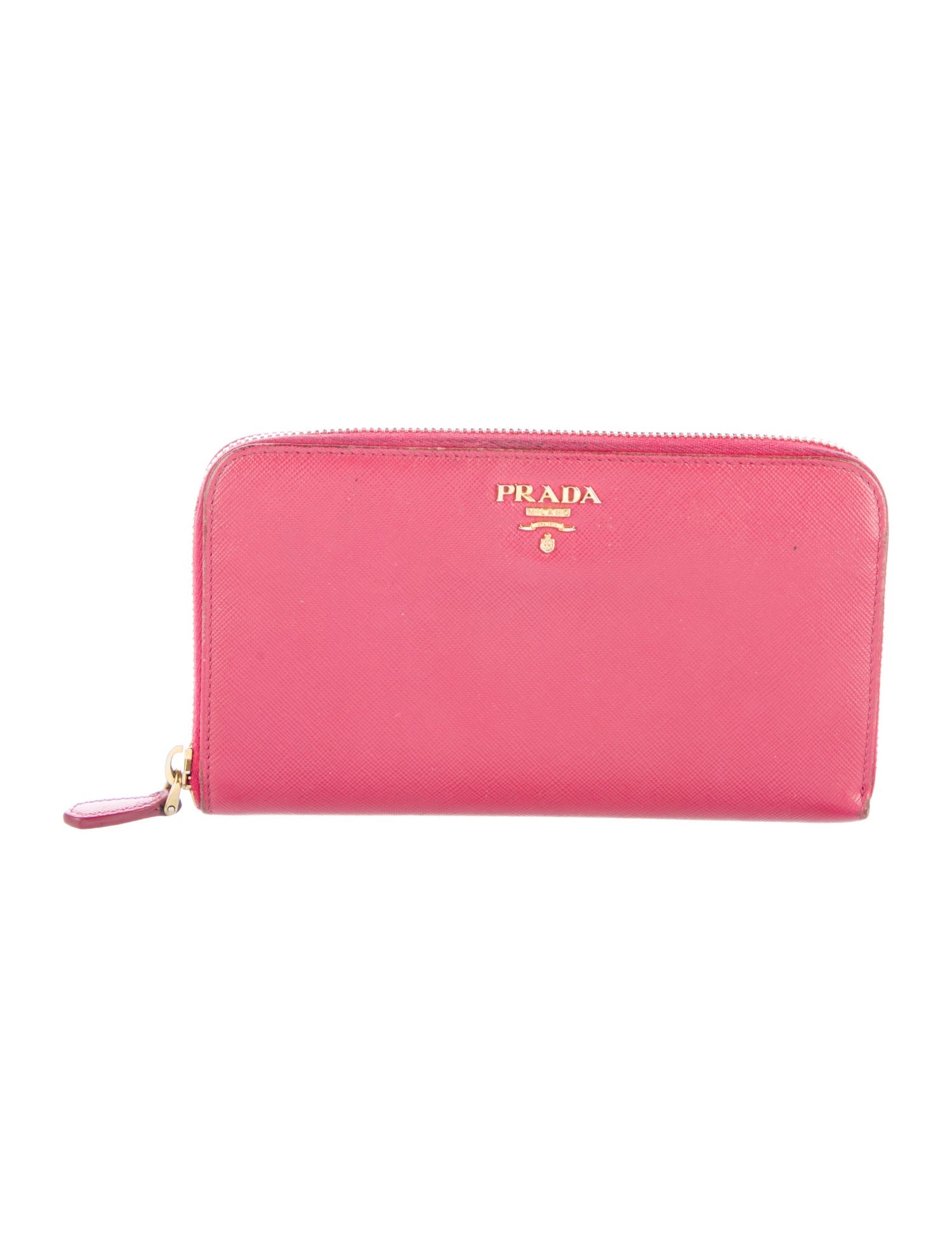 Prada Saffiano Metal Leather Continental Wallet