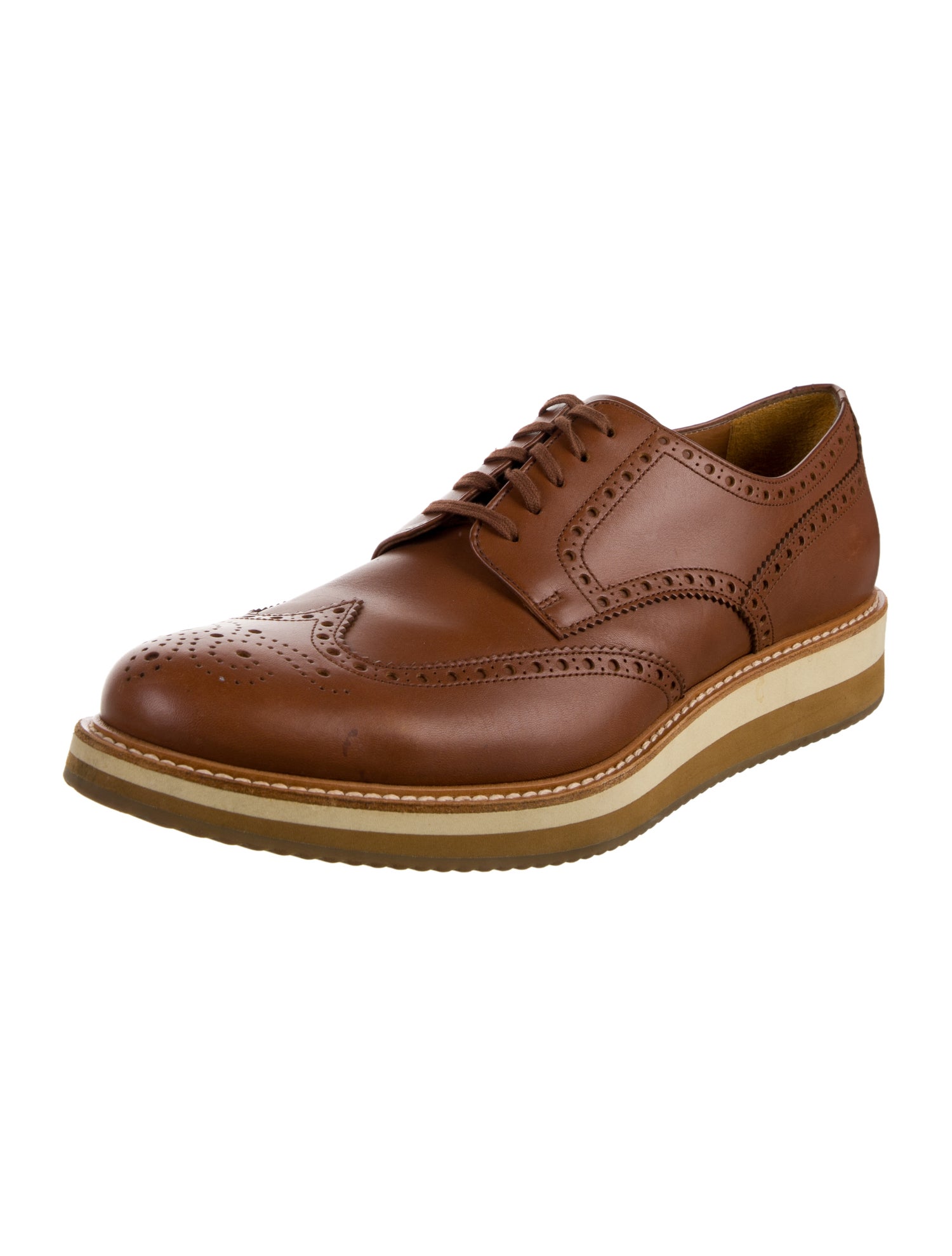 Prada Leather Brogues