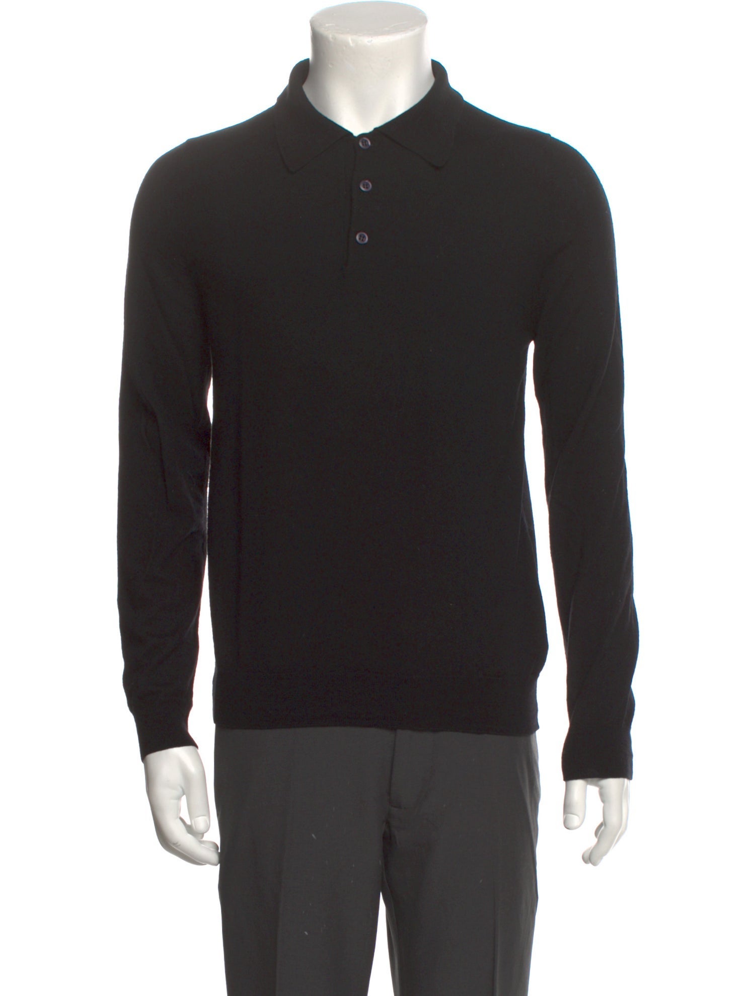 Prada 2023 Virgin Wool Polo Sweater