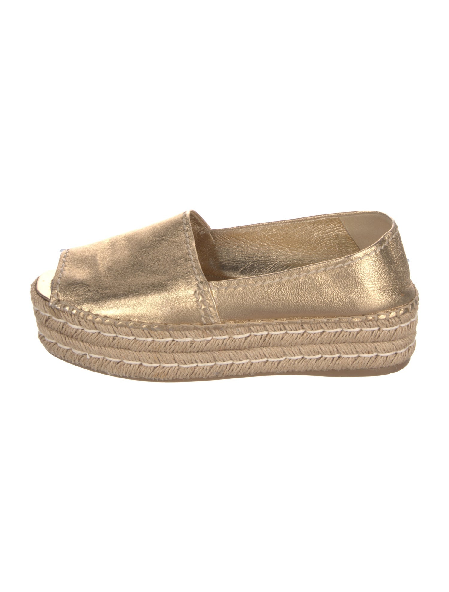 Prada Leather Espadrilles