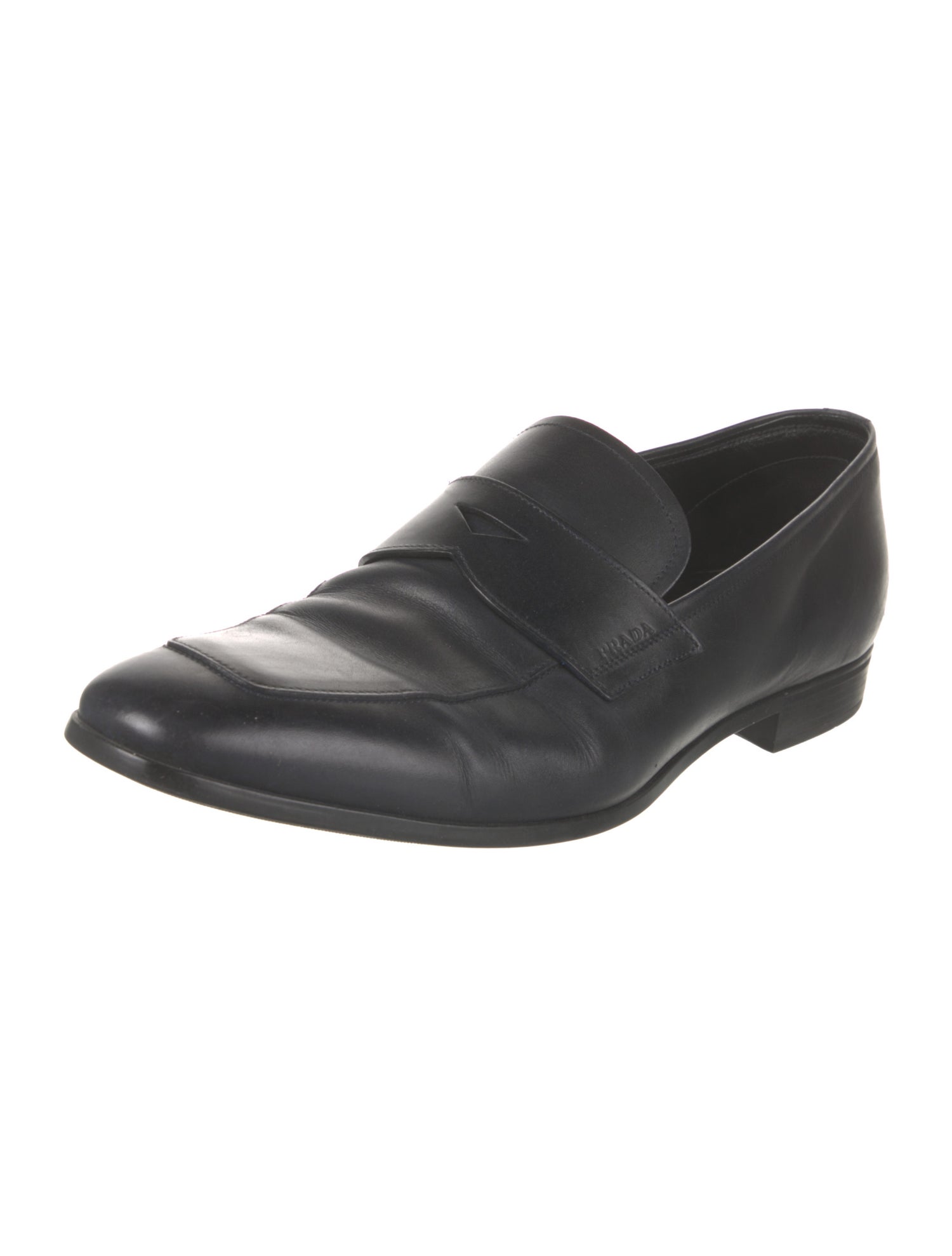 Prada Leather Dress Loafers