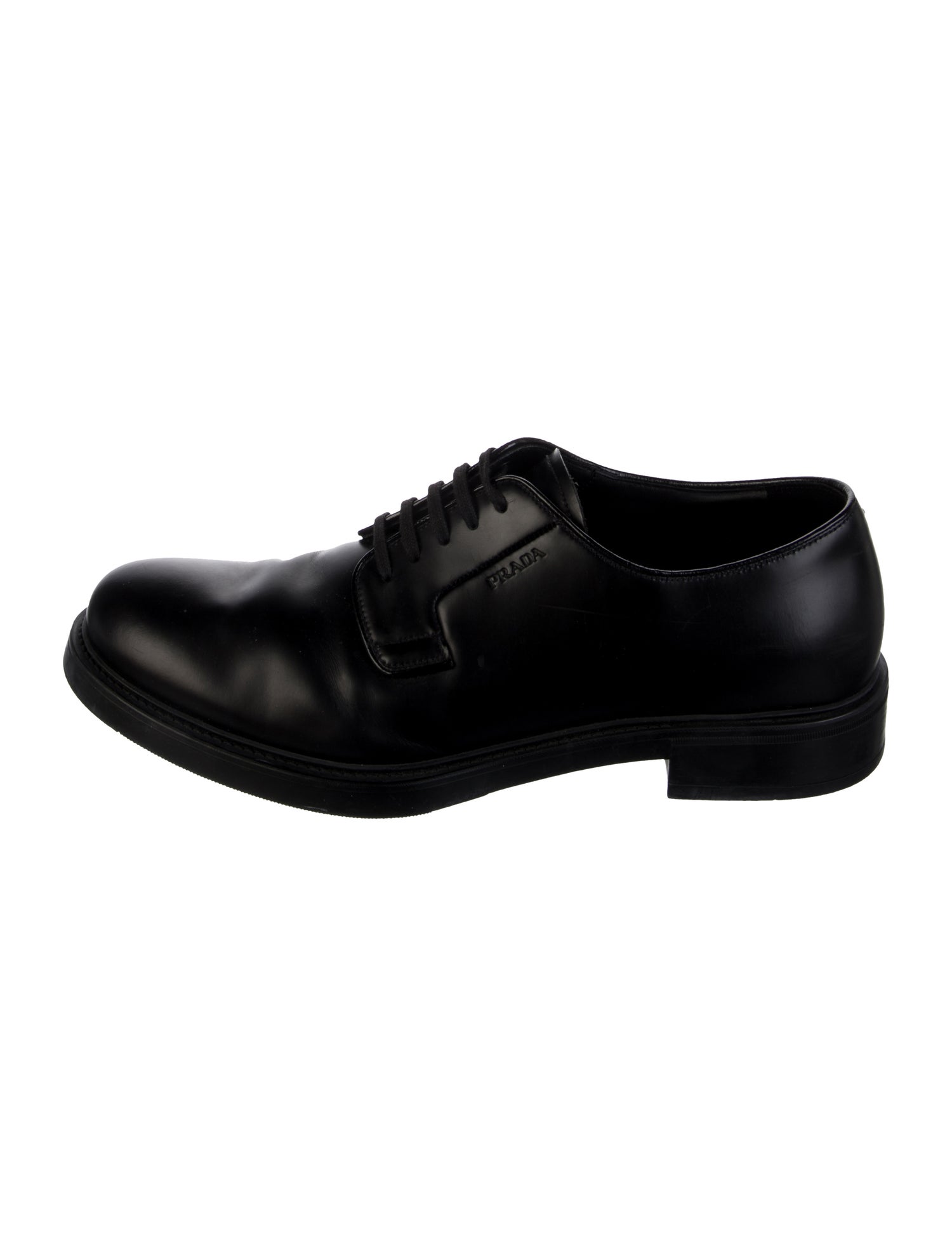 Prada Leather Derby Shoes