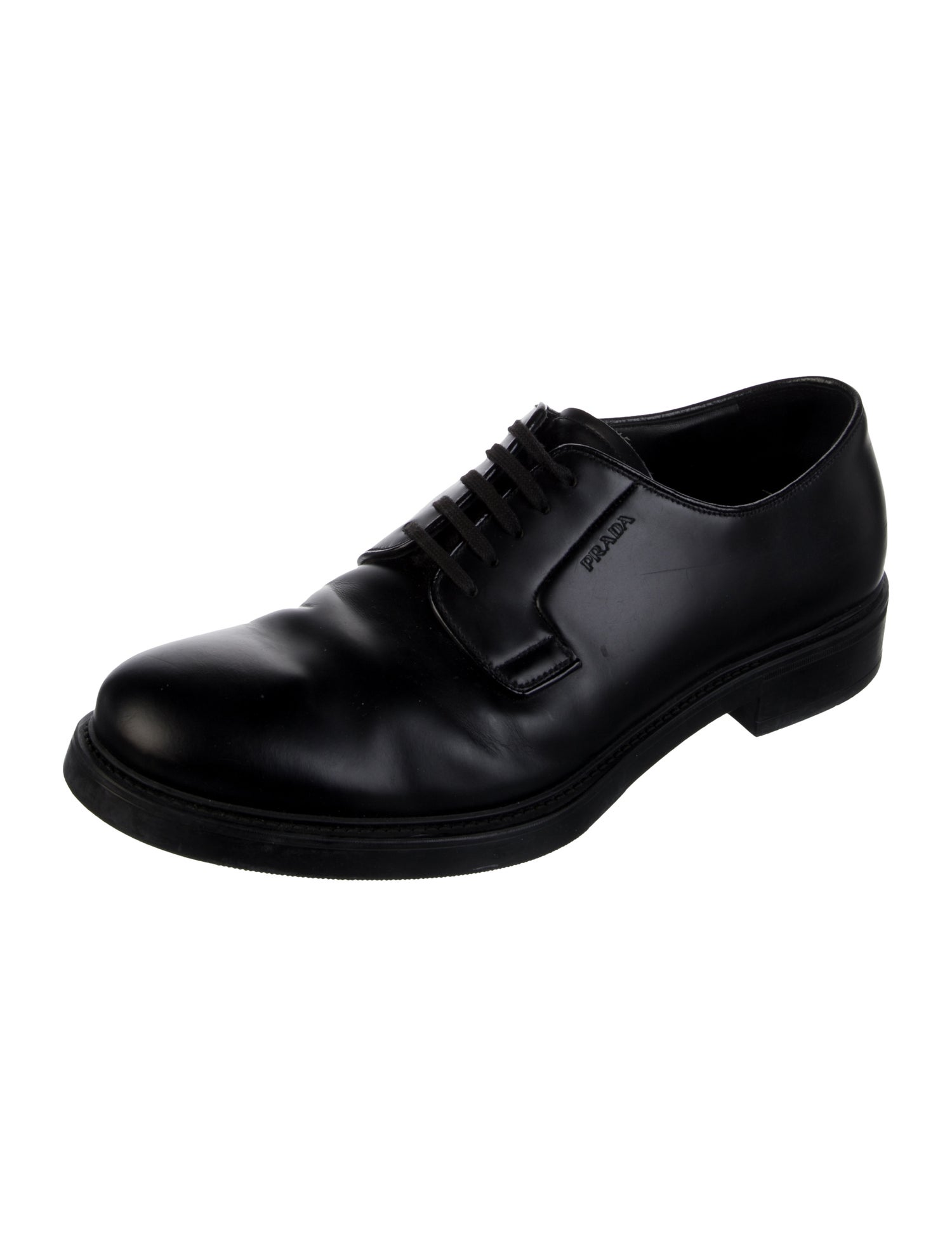 Prada Leather Derby Shoes