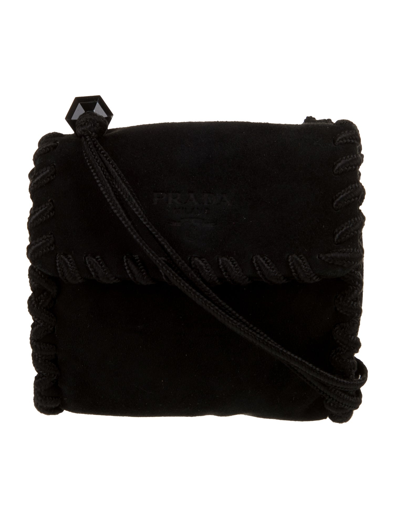 Prada Scamosciato Suede Messenger Bag Vintage