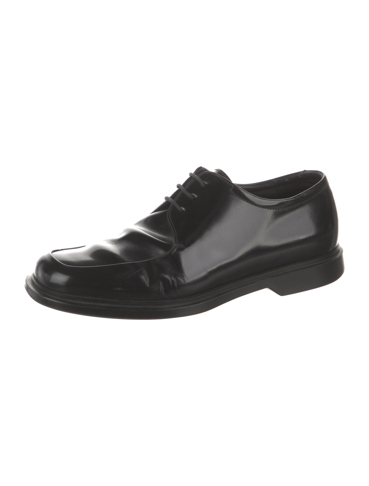Prada Patent Leather Derby Shoes