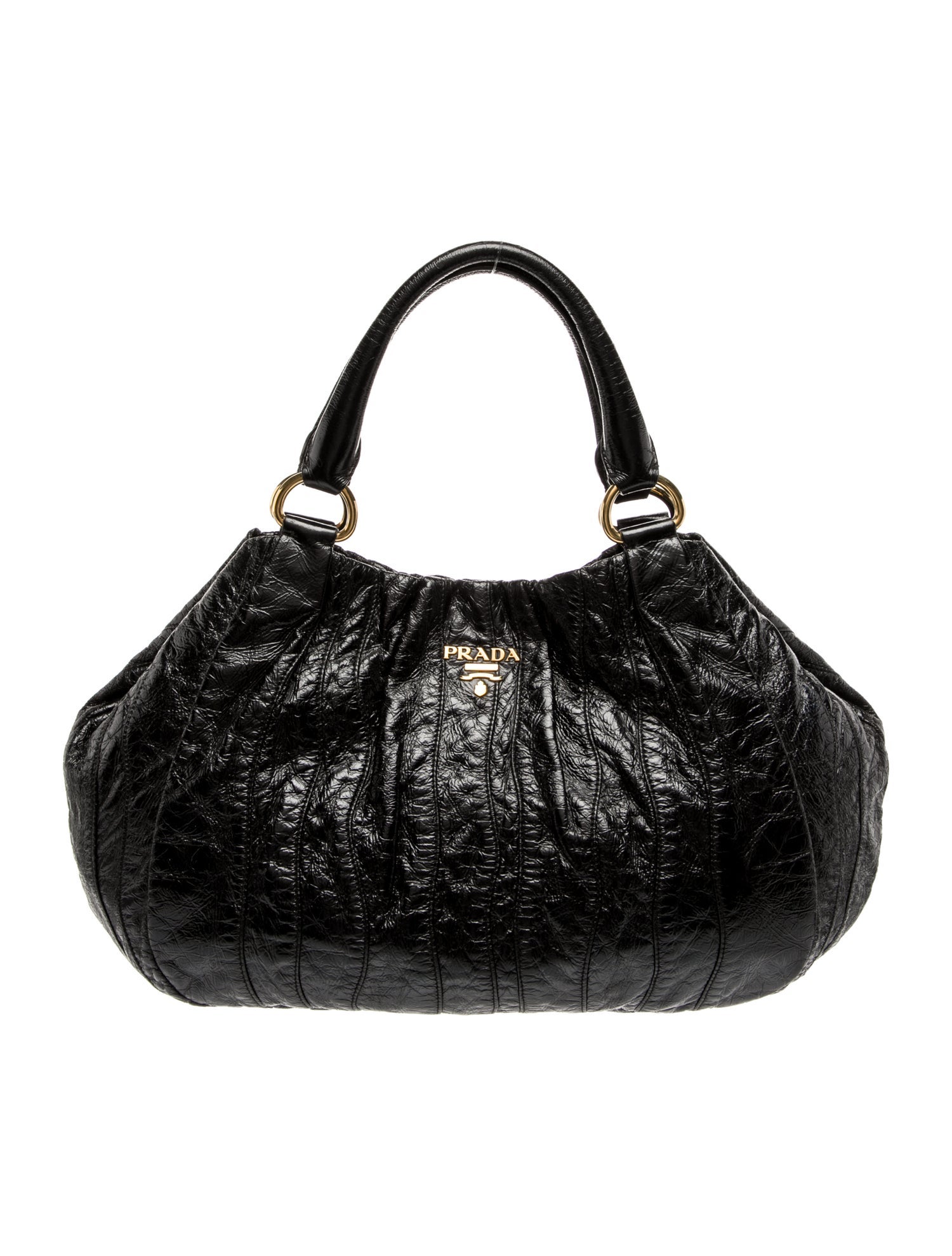 Prada Vernice Leather Waves