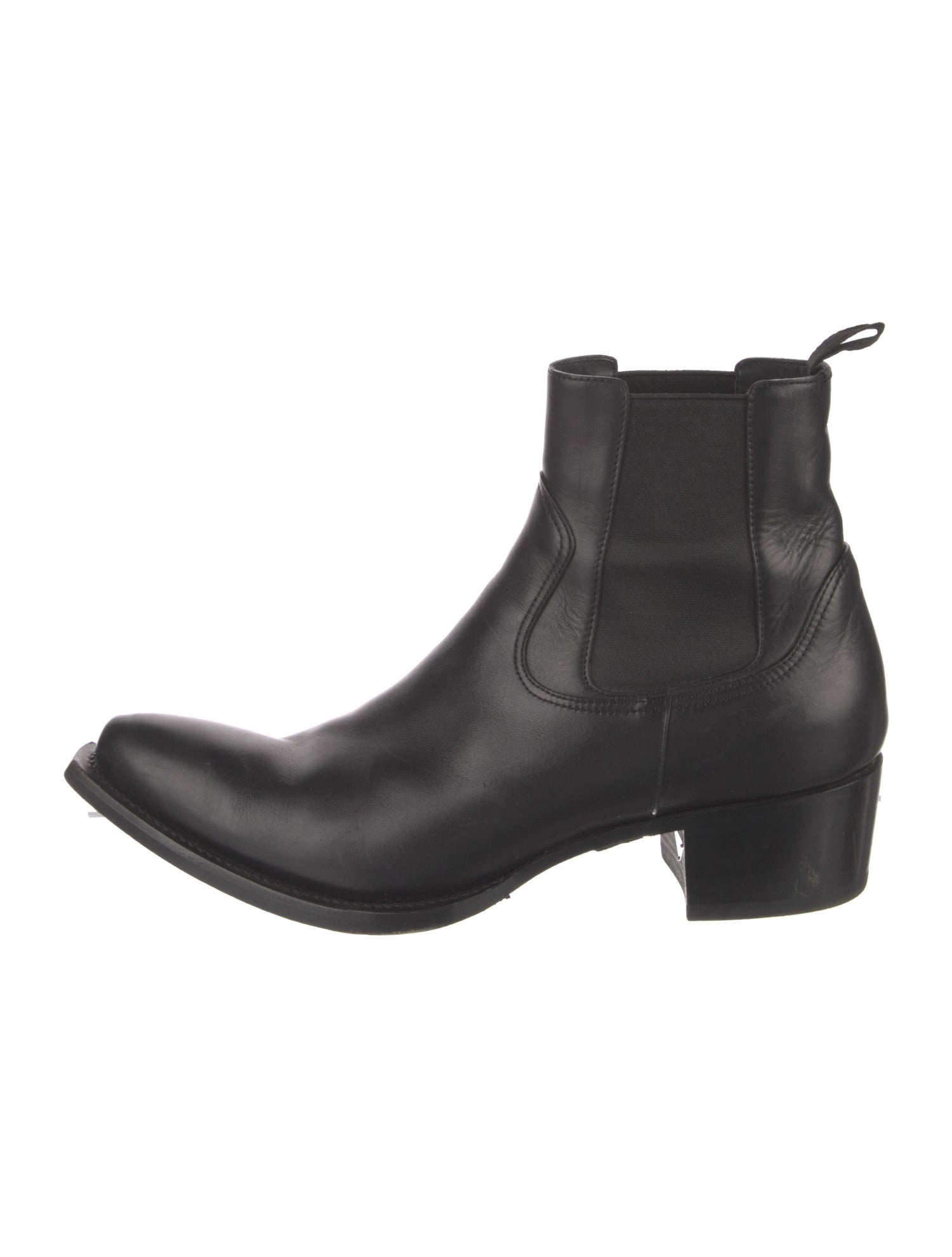 Prada Leather Chelsea Boots