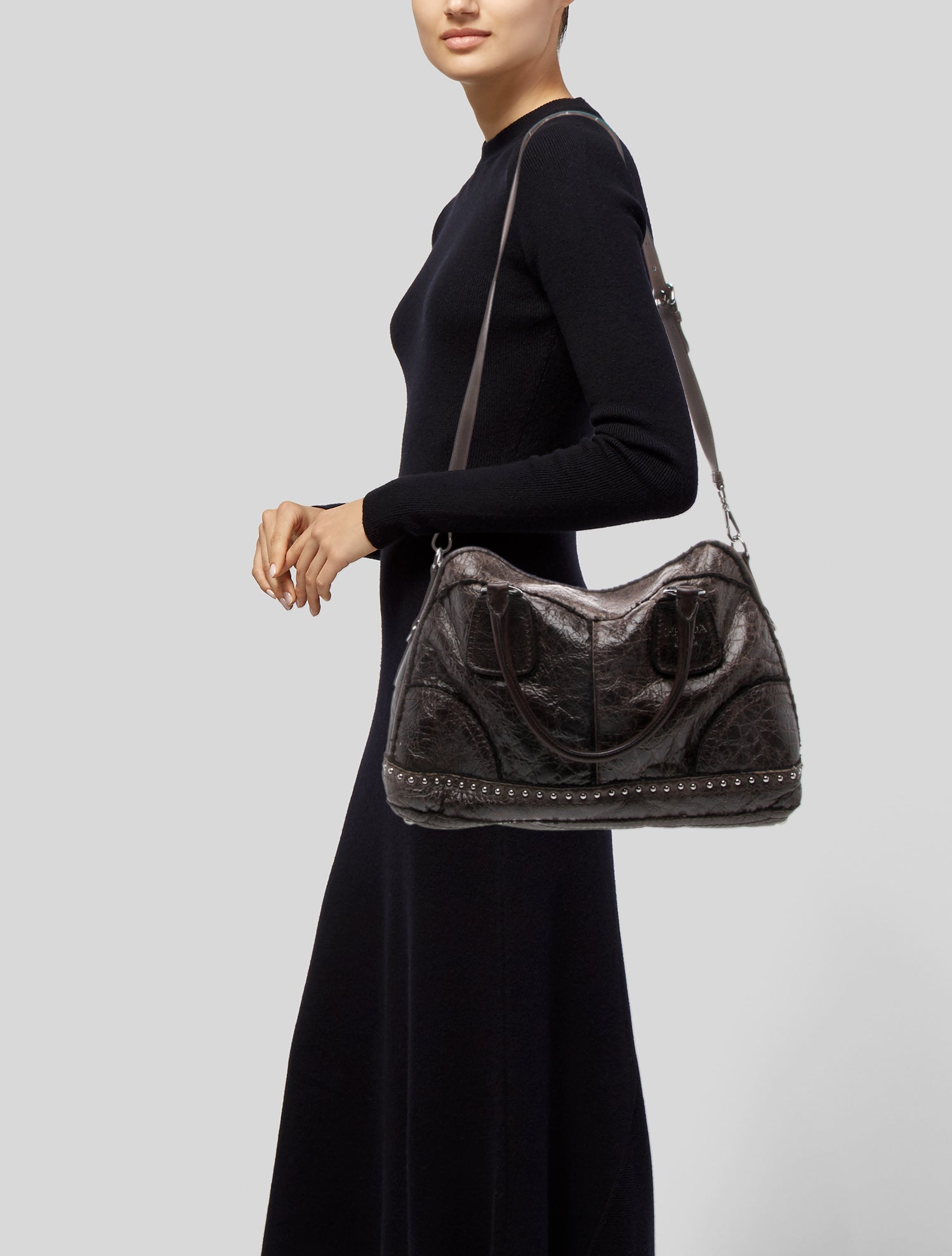 Maison Margiela Leather Ndn Bag - Black Handle Bags, Handbags