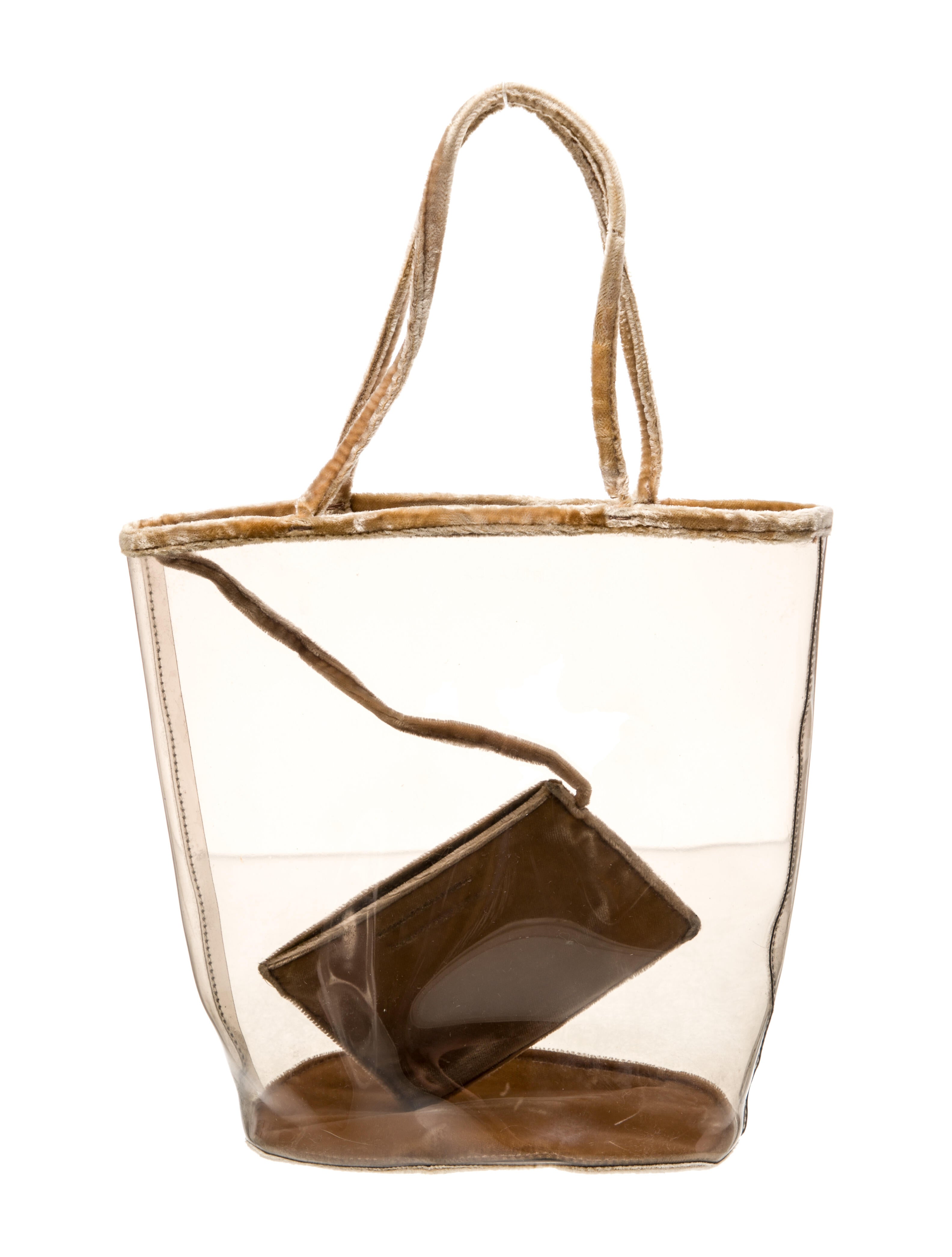 Prada PVC Bucket Bag Vintage