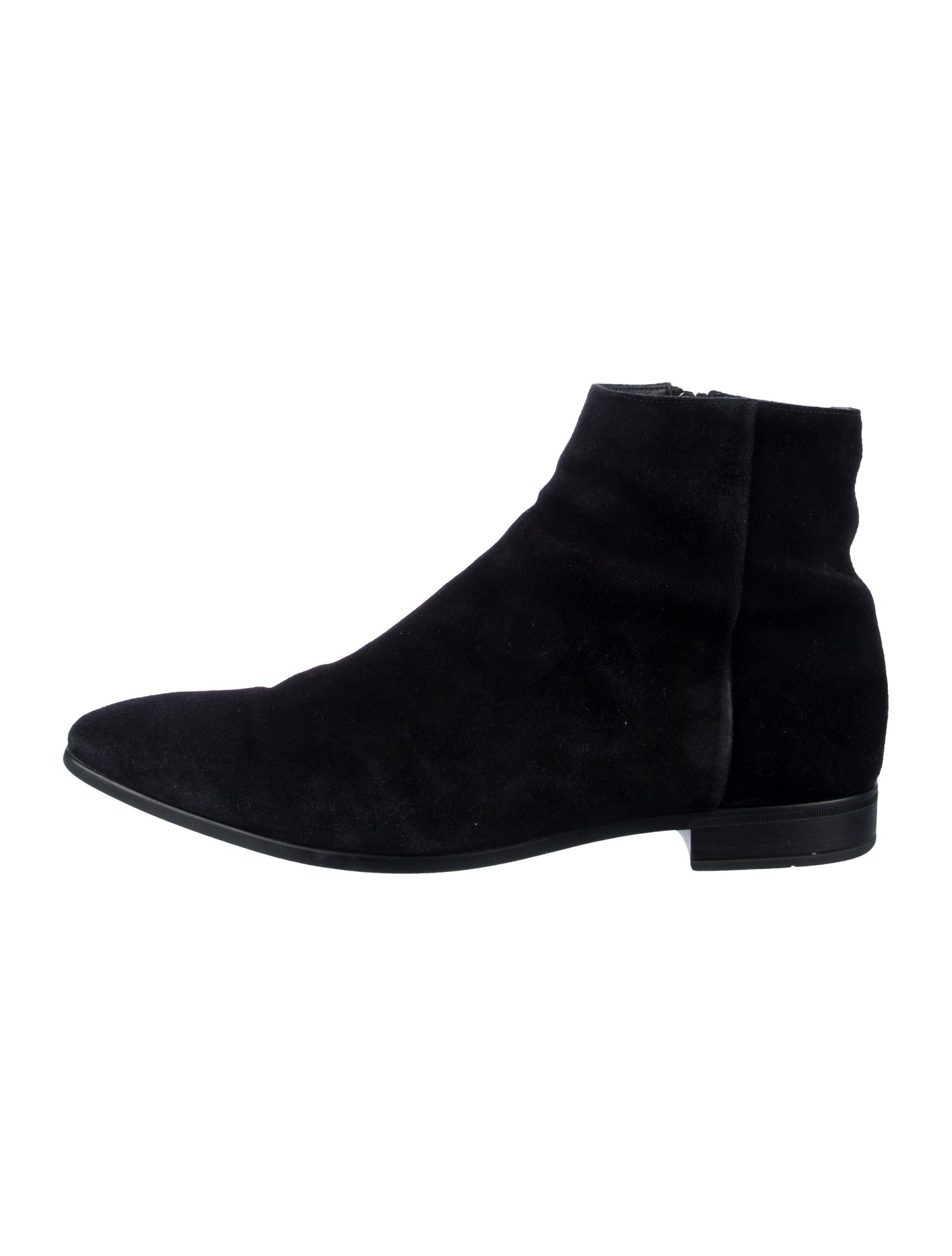 Prada Suede Chelsea Boots