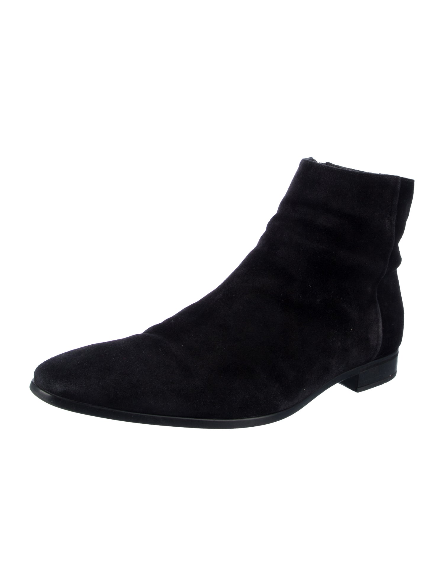 Prada Suede Chelsea Boots