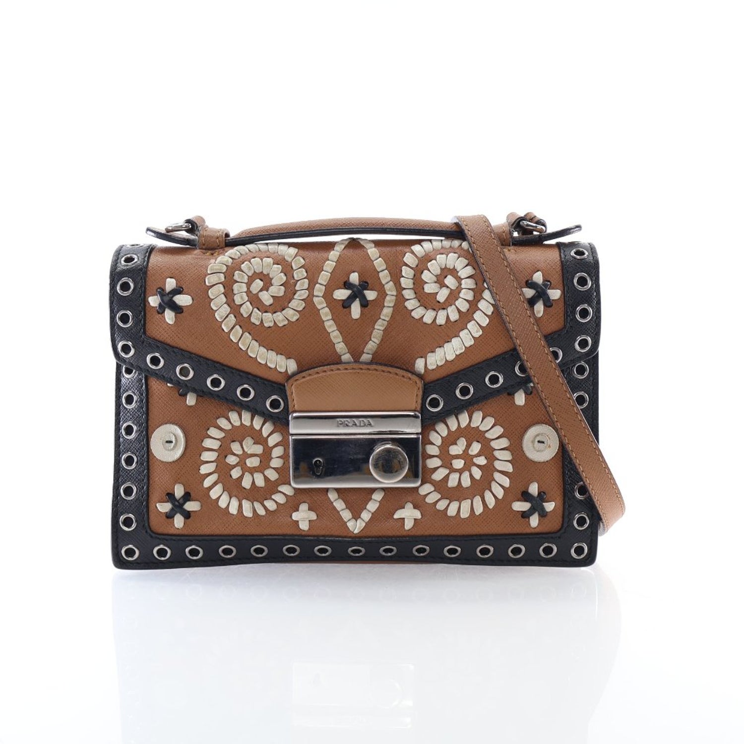 Prada Saffiano Lux Leather Pattina Sound