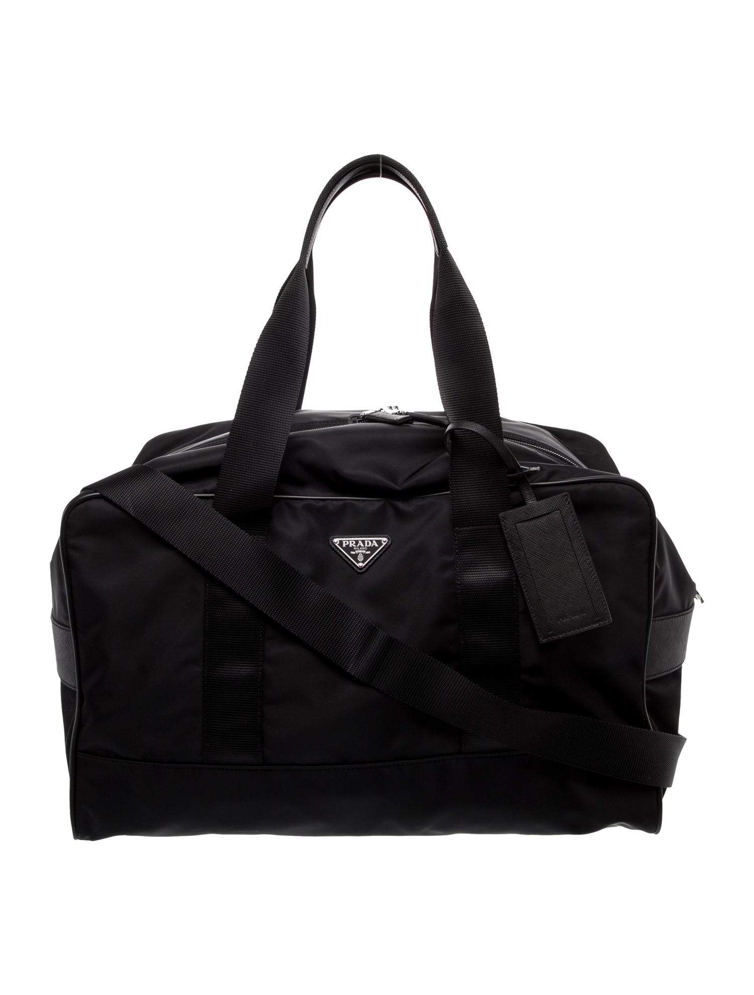 Prada Saffiano Leather Weekender Bag
