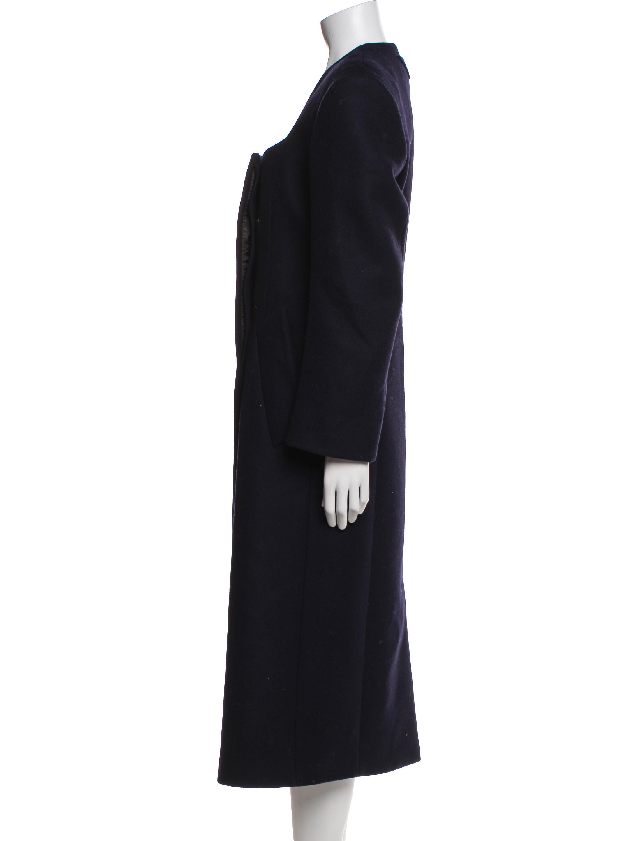 Prada 2022 Virgin Wool Faux Fur Coat