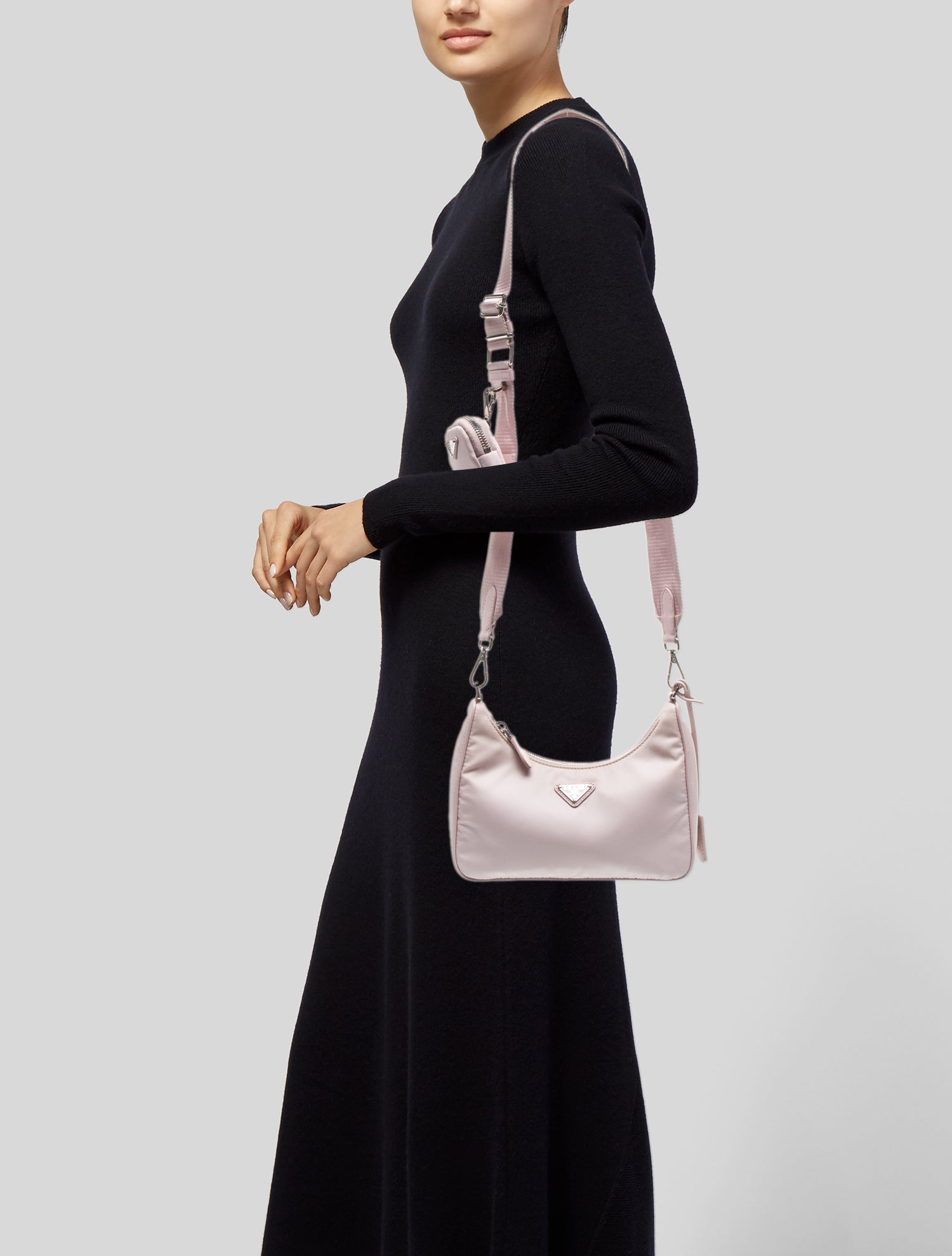 Prada Enameled Metal Triangle Re-Edition 2005