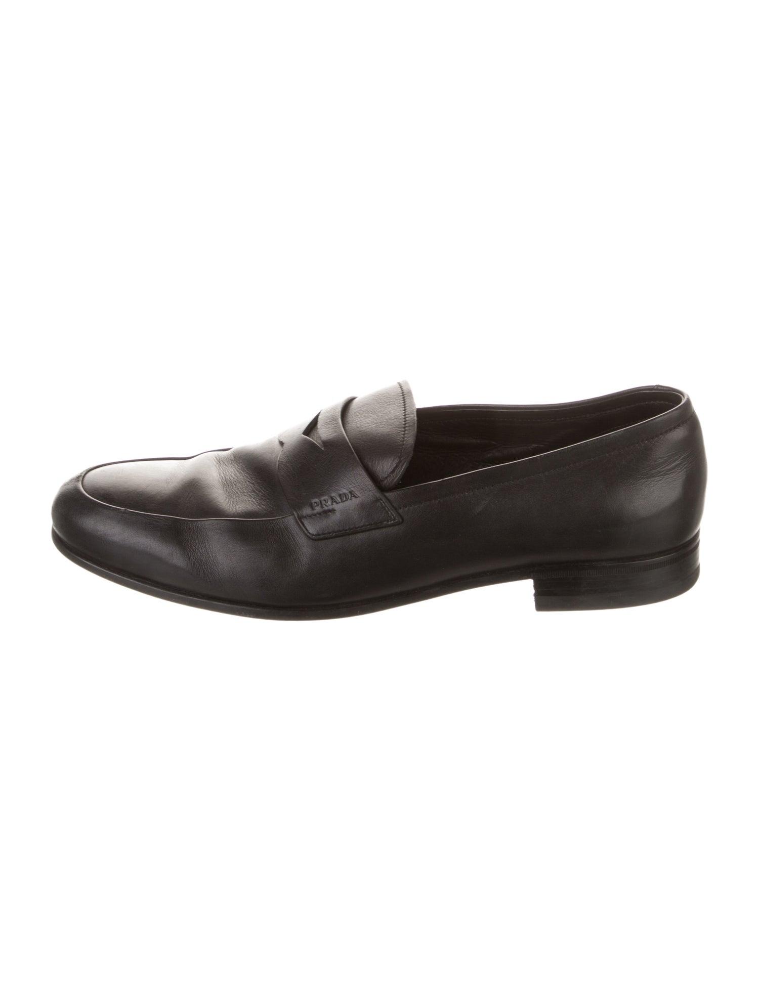 Prada Leather Dress Loafers