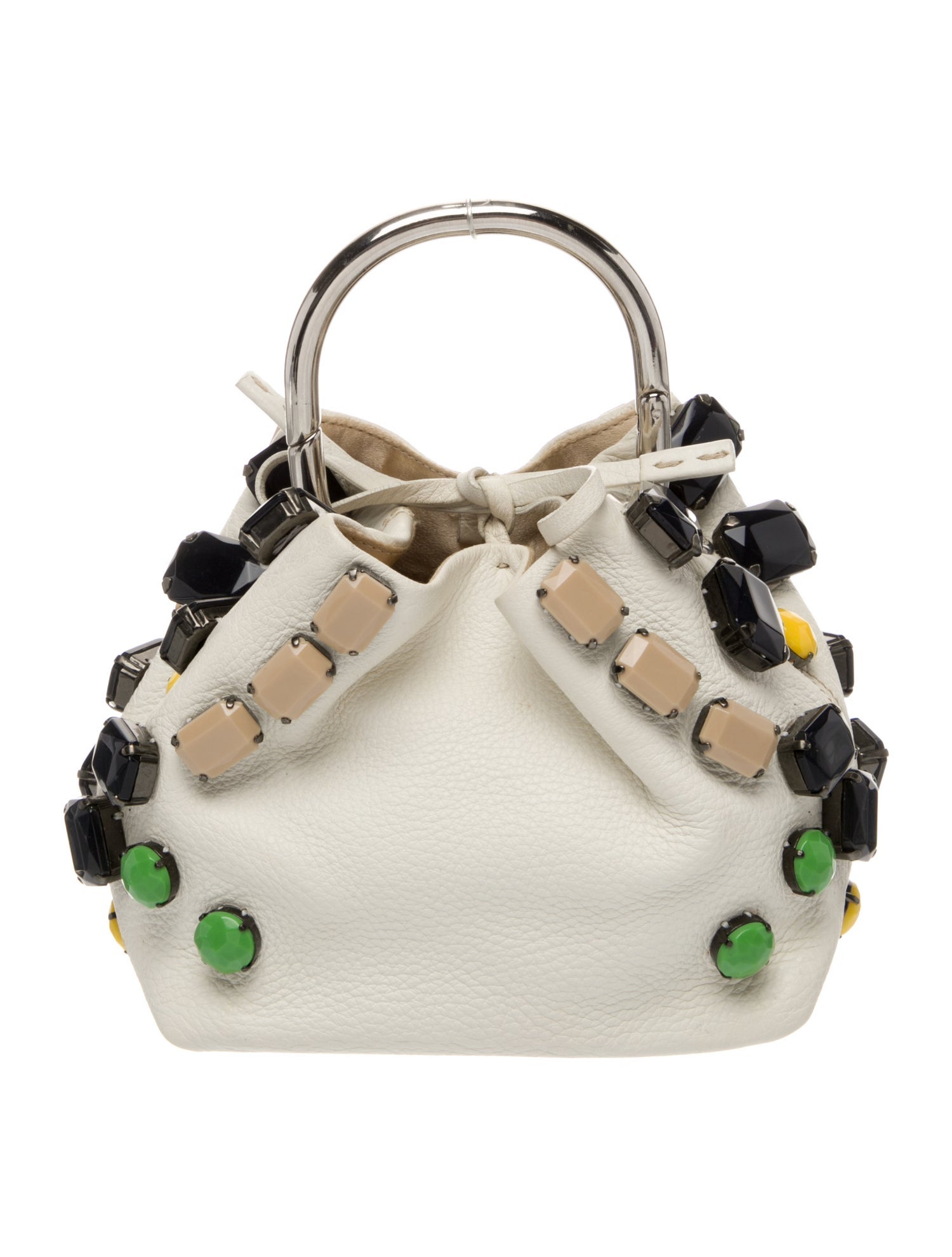 Prada Vitello Daino Leather Ring Bag Mini