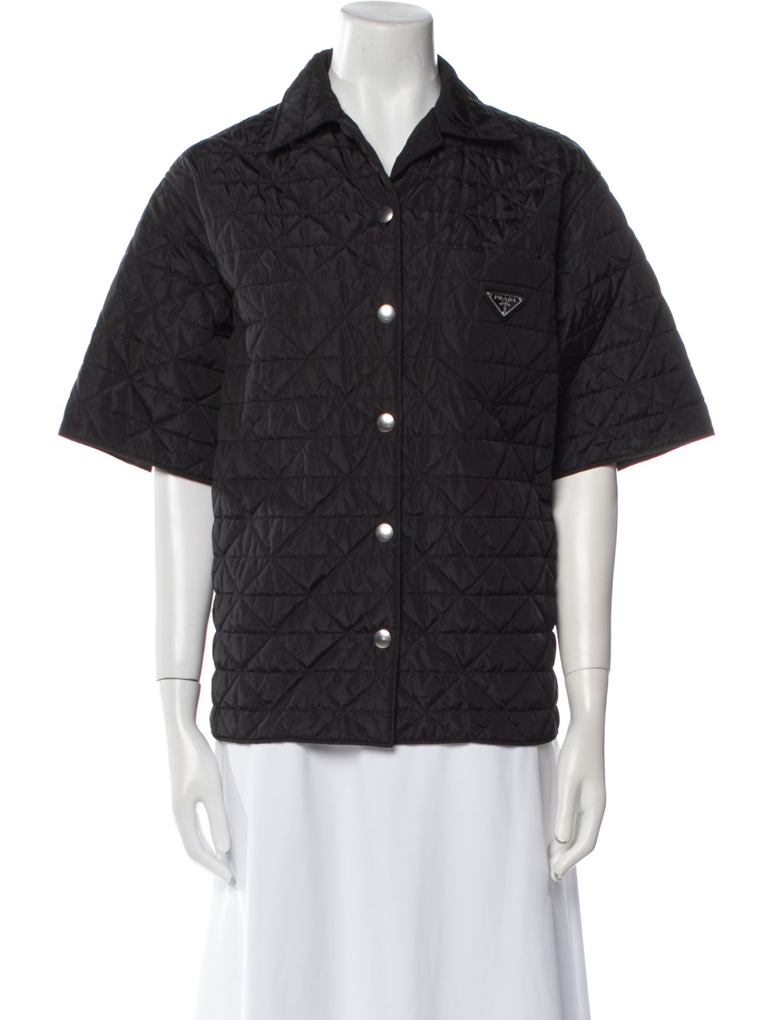 Prada 2023 Re-Nylon Button-Up Top