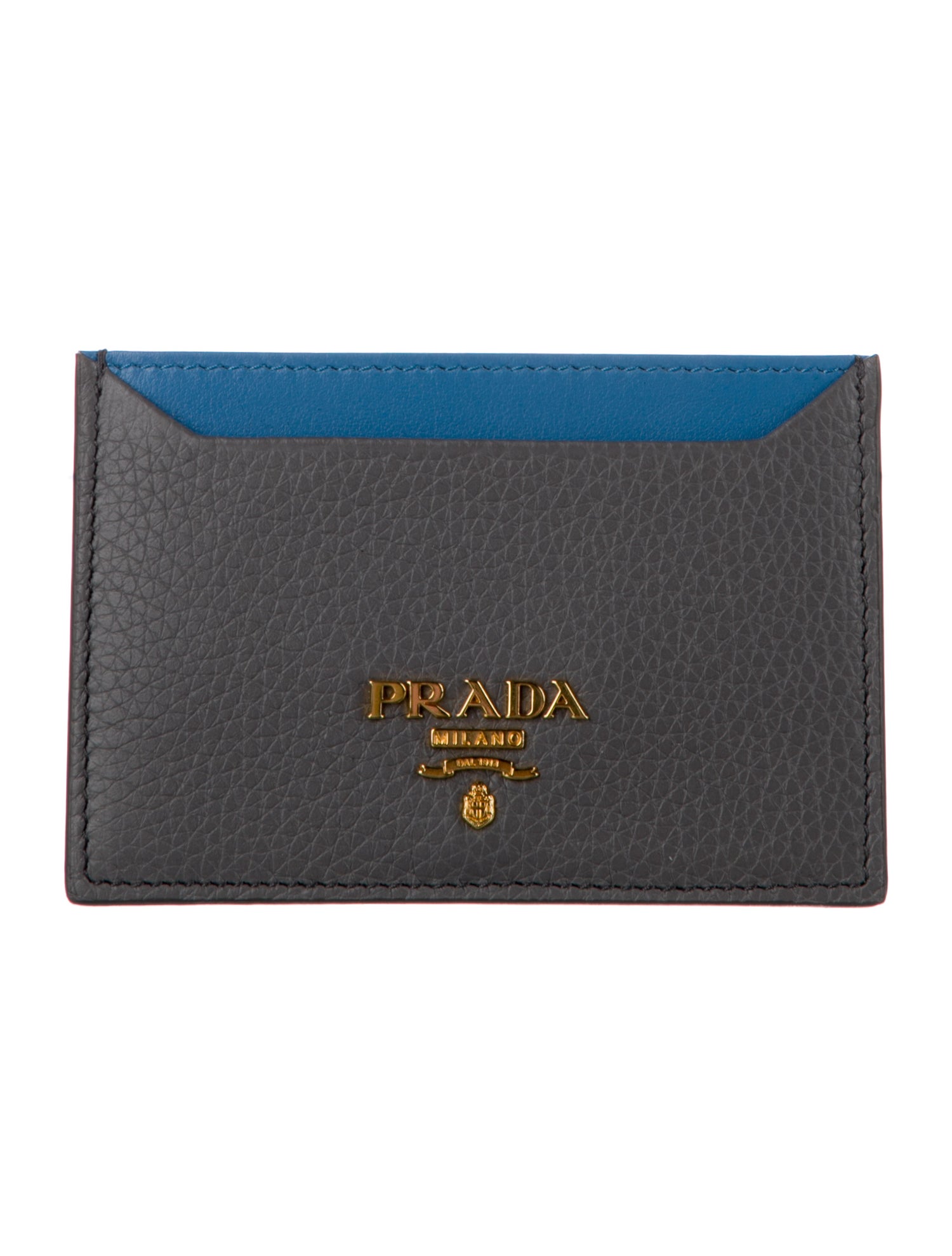 Prada Vitello Grain Leather Card Holder