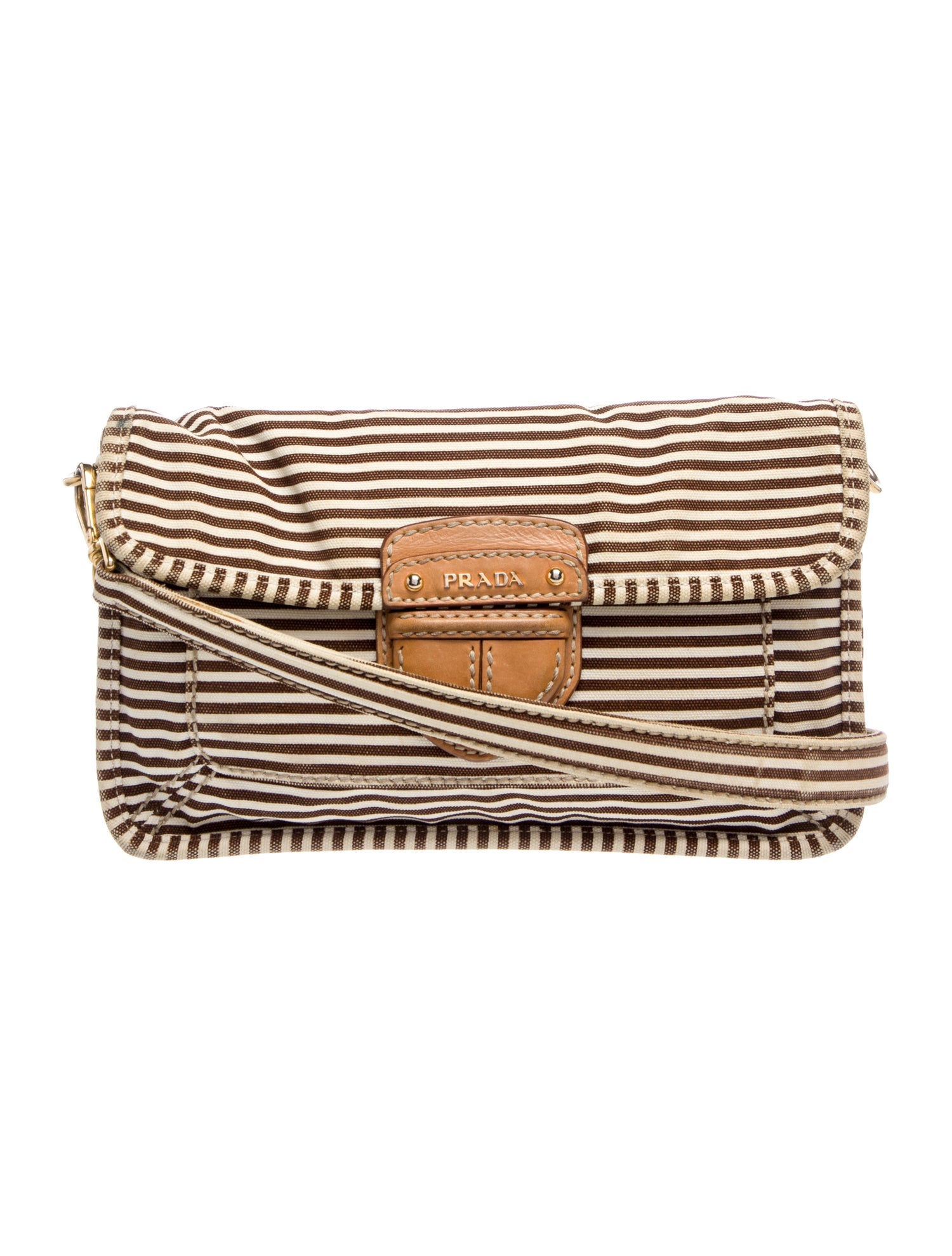 Prada Canvas Shoulder Bag