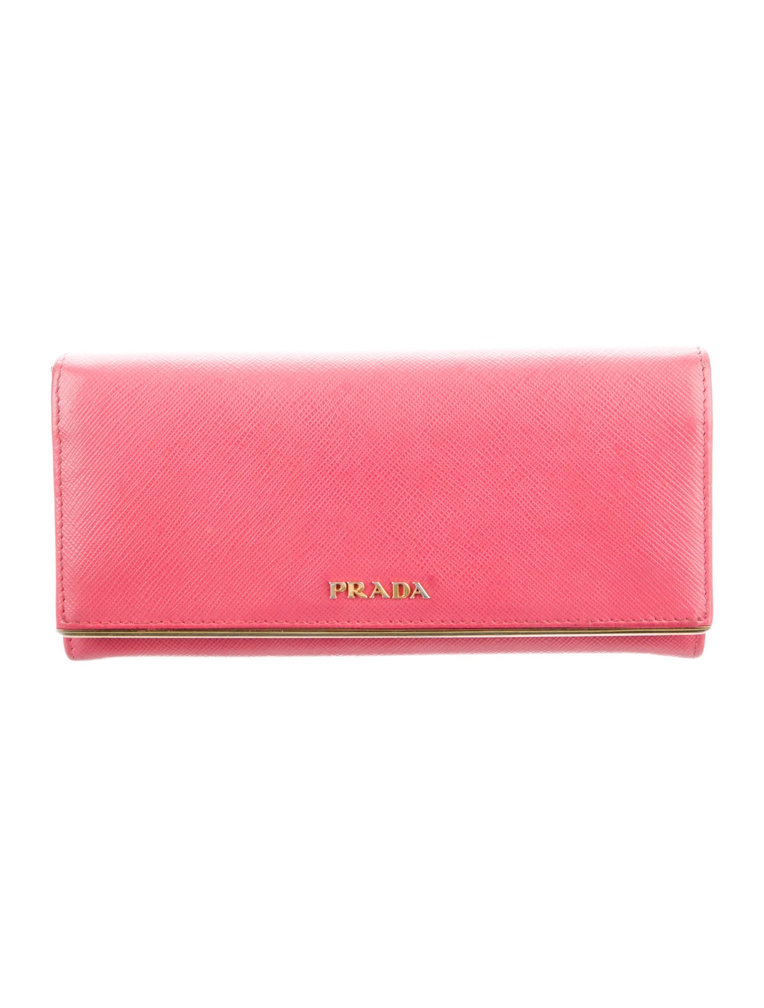 Prada Saffiano Lux Leather Continental Wallet