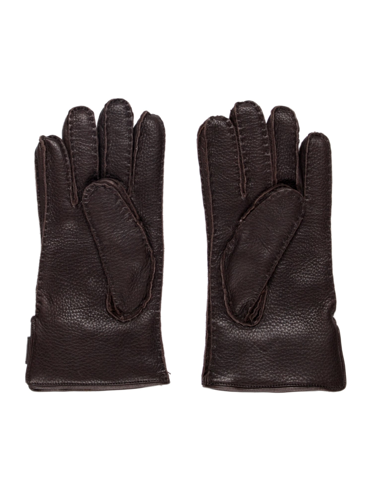 Prada Leather Winter Gloves