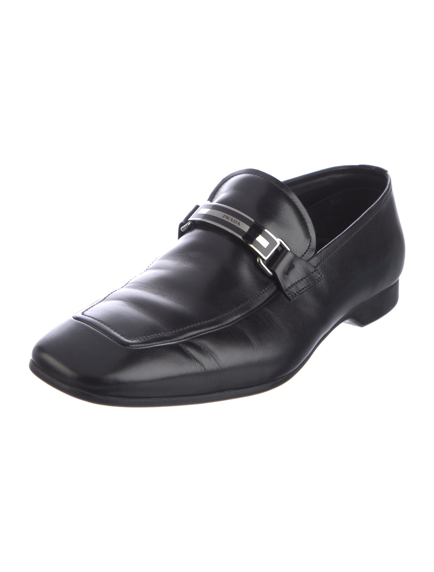 Prada Leather Dress Loafers