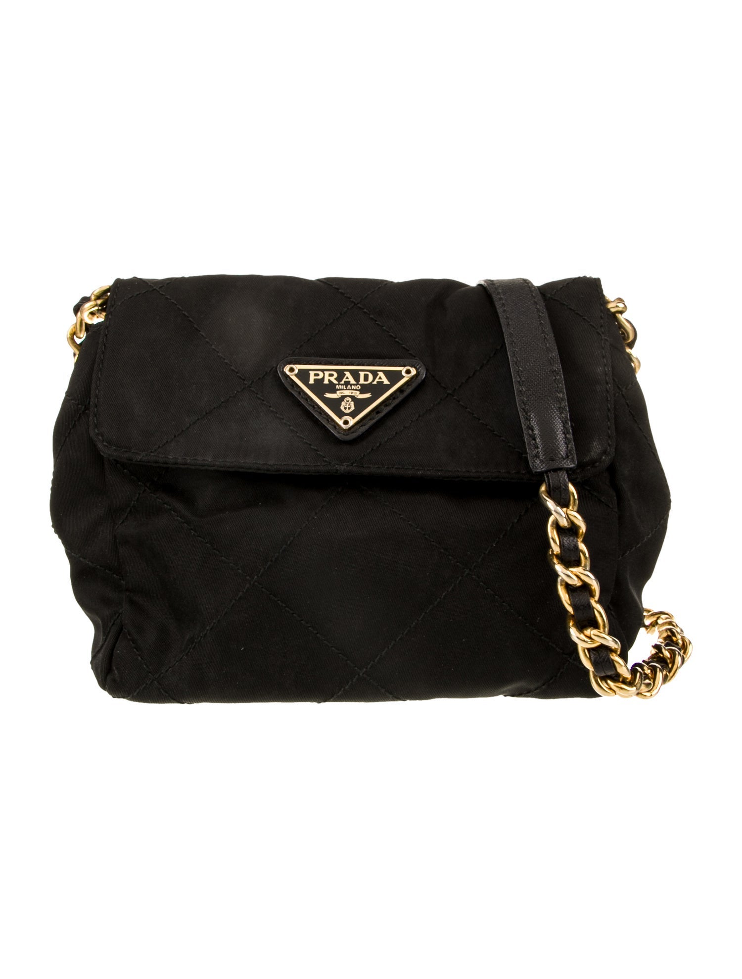 Prada Tessuto Nylon Crossbody Bag Vintage