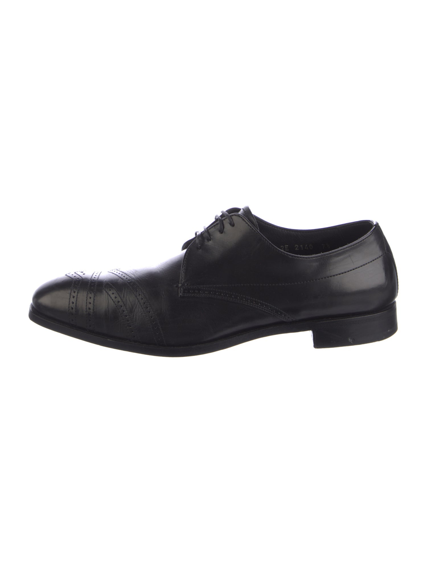 Prada Leather Derby Shoes