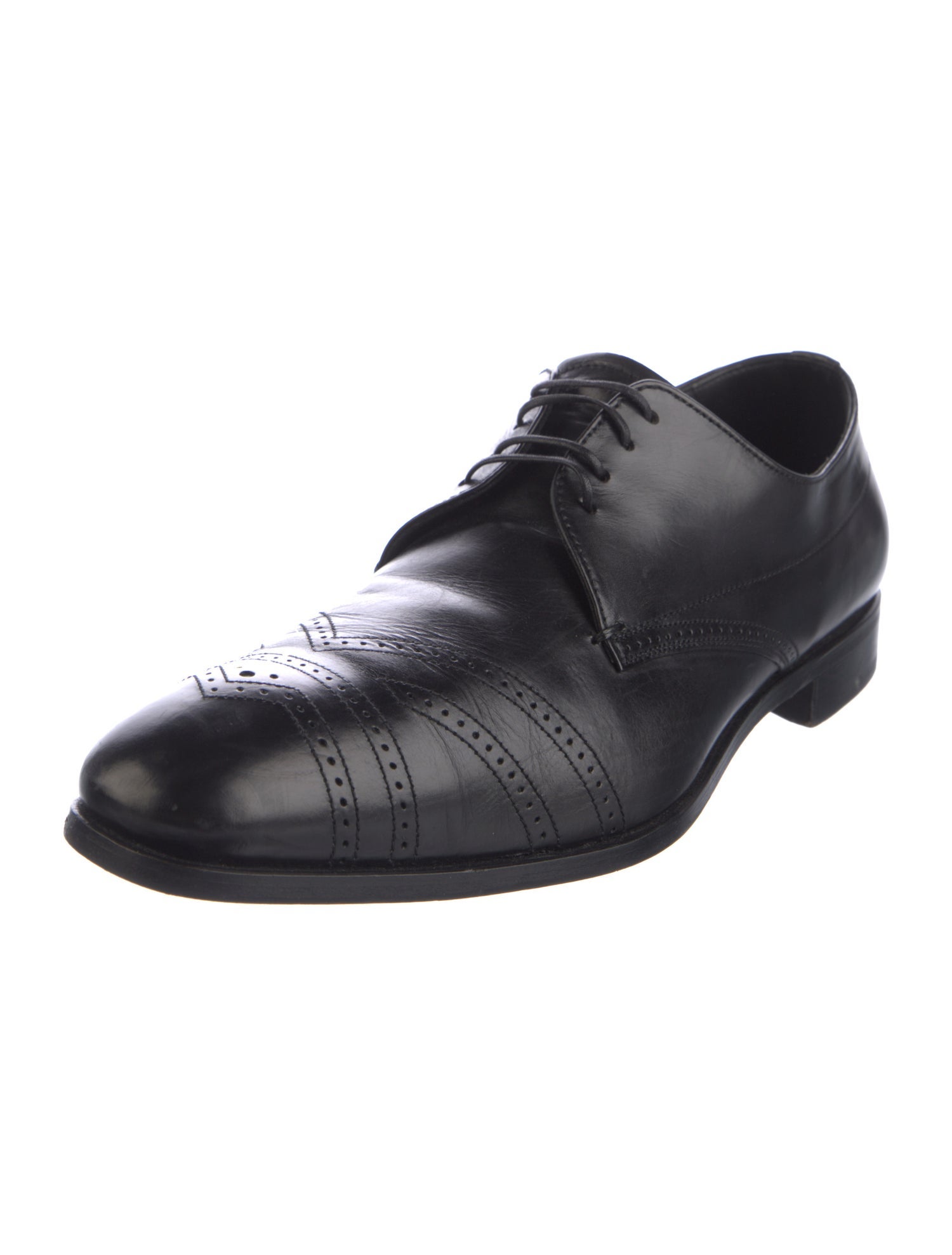 Prada Leather Derby Shoes