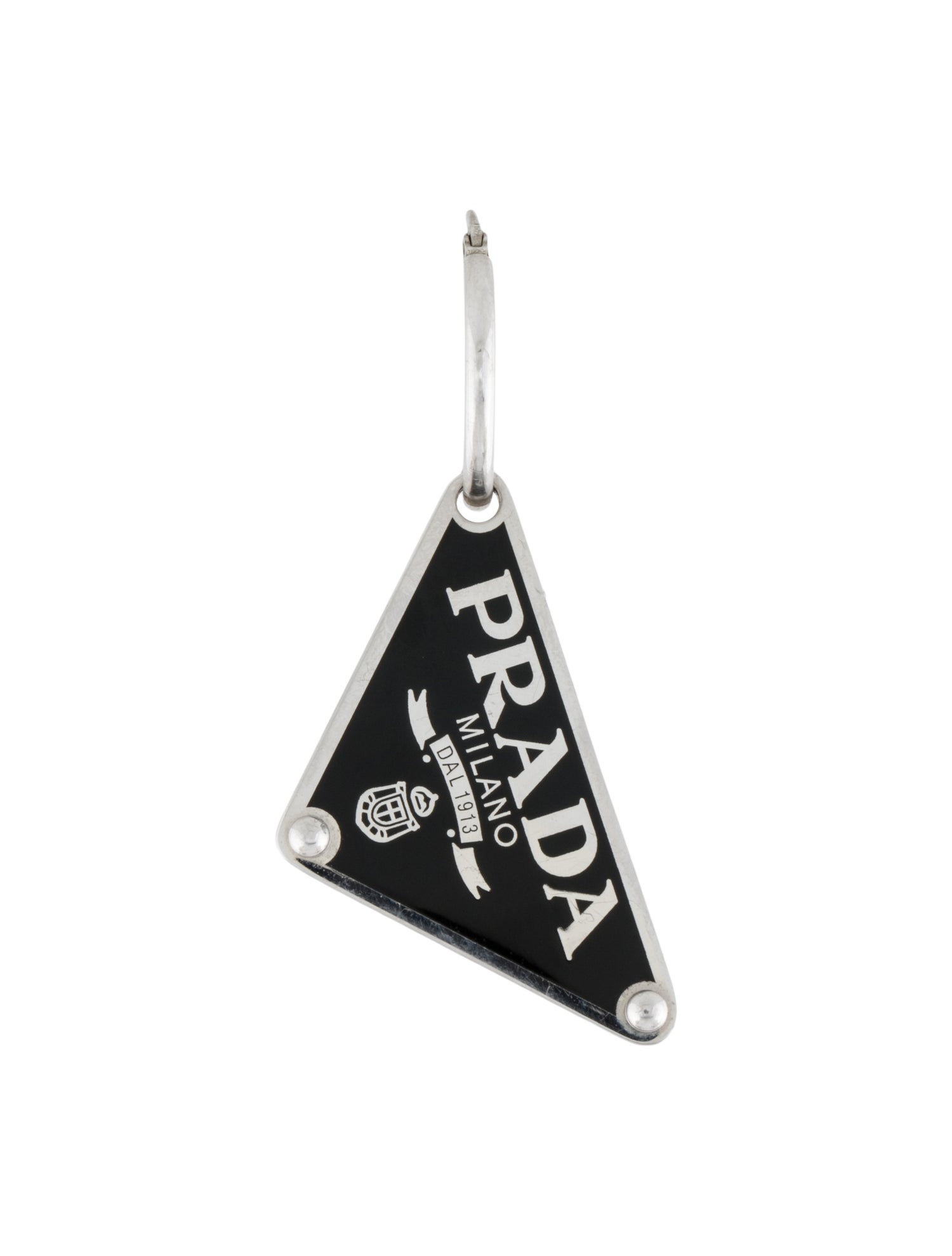 Prada Symbole Pendant Right Single Earring