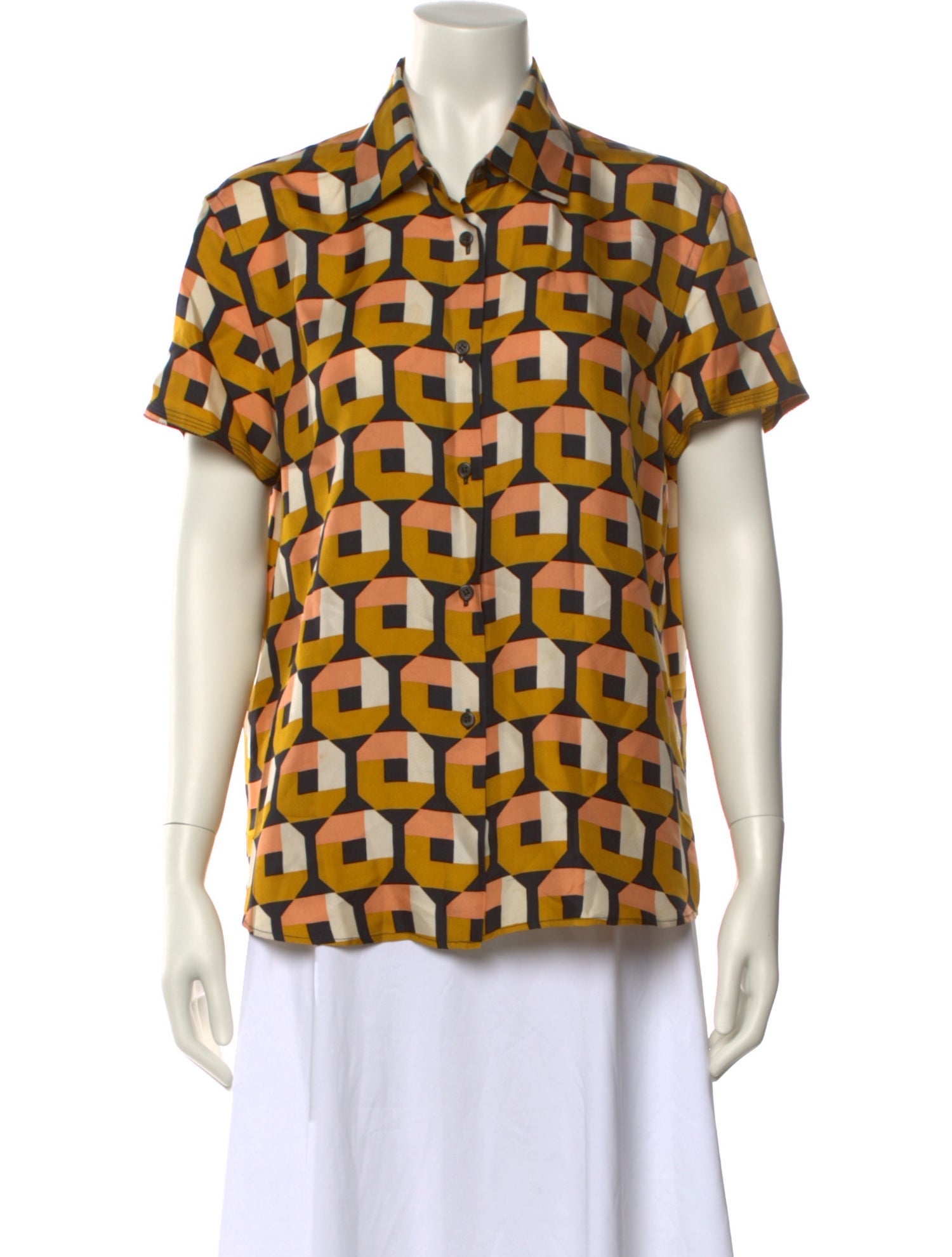 Prada Vintage 2003 Button-Up Top