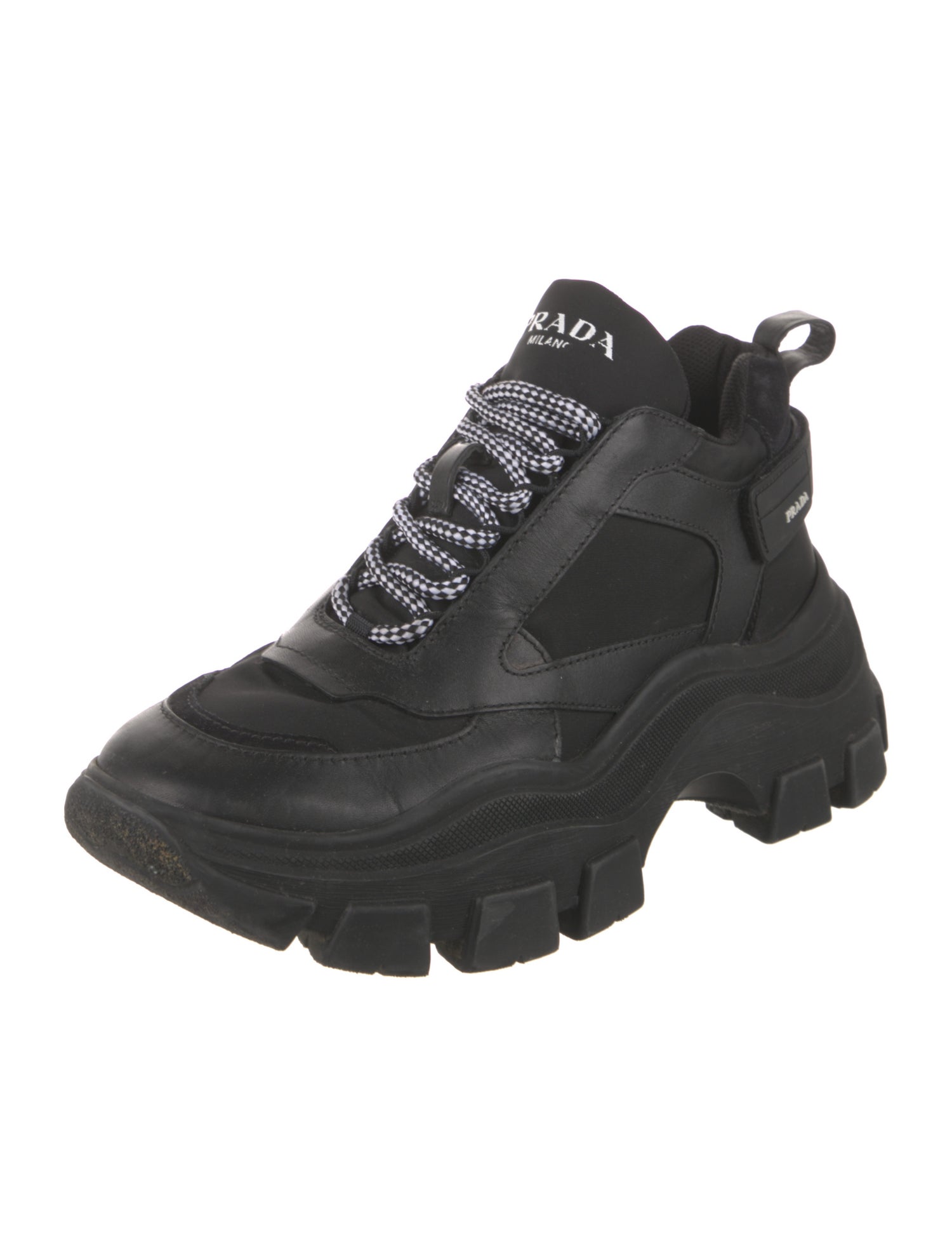 Prada Leather Chunky Sneakers