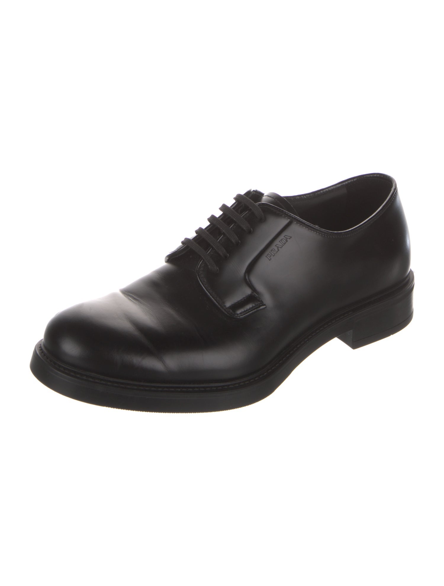 Prada Leather Derby Shoes