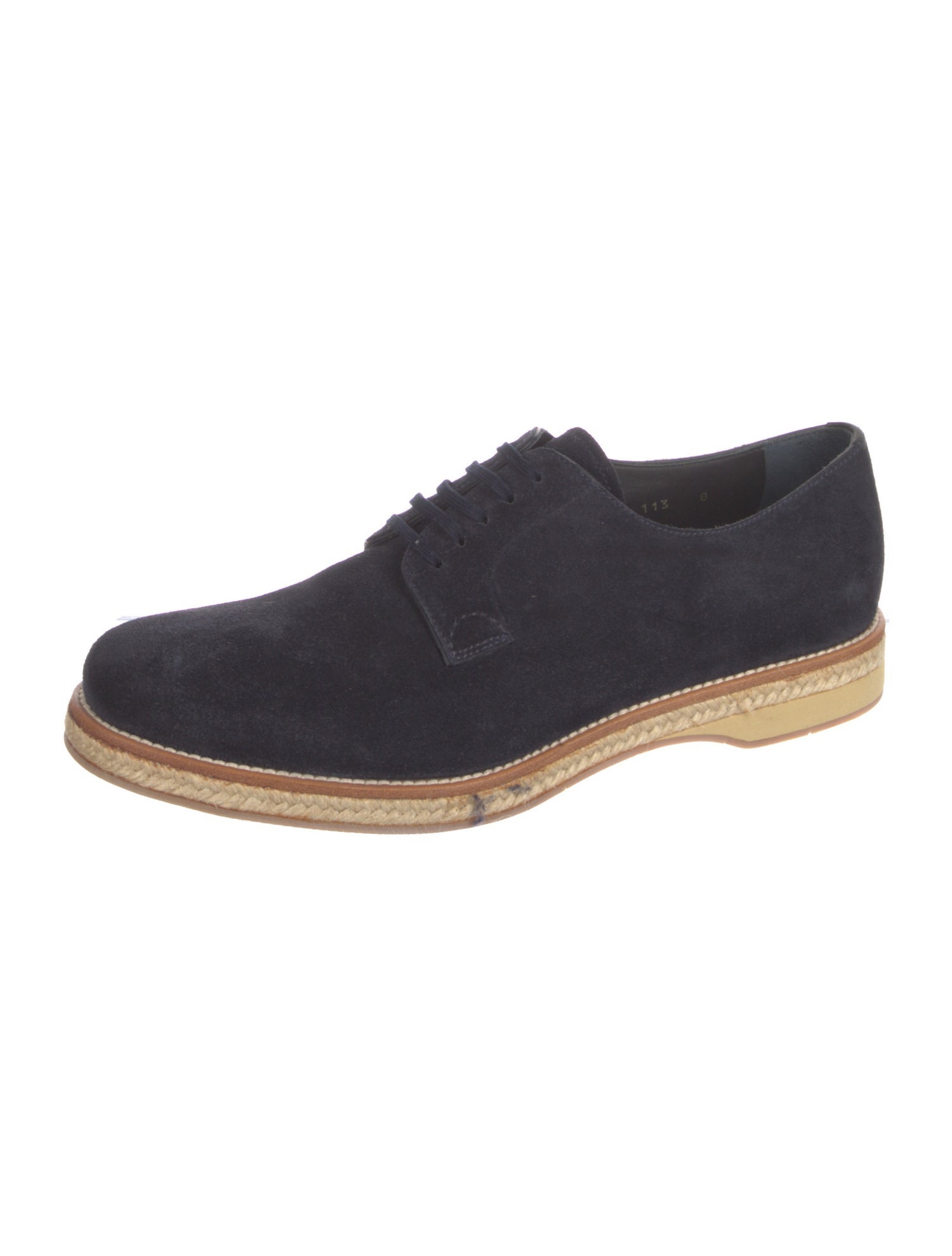 Prada Suede Derby Shoes