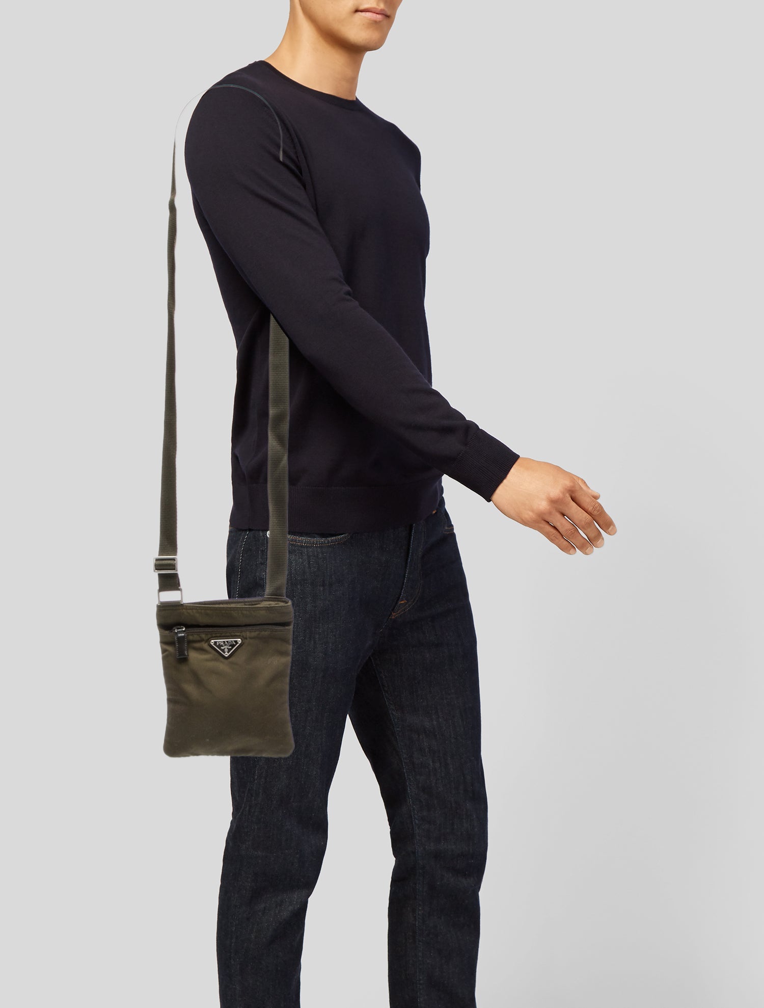 Prada Nylon Messenger Bag