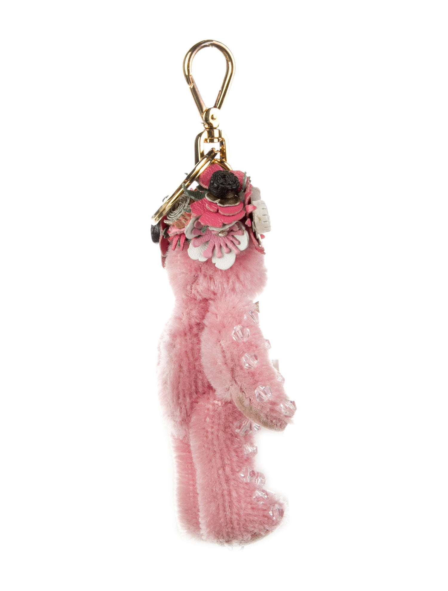 Prada Embellished Bear Keychain