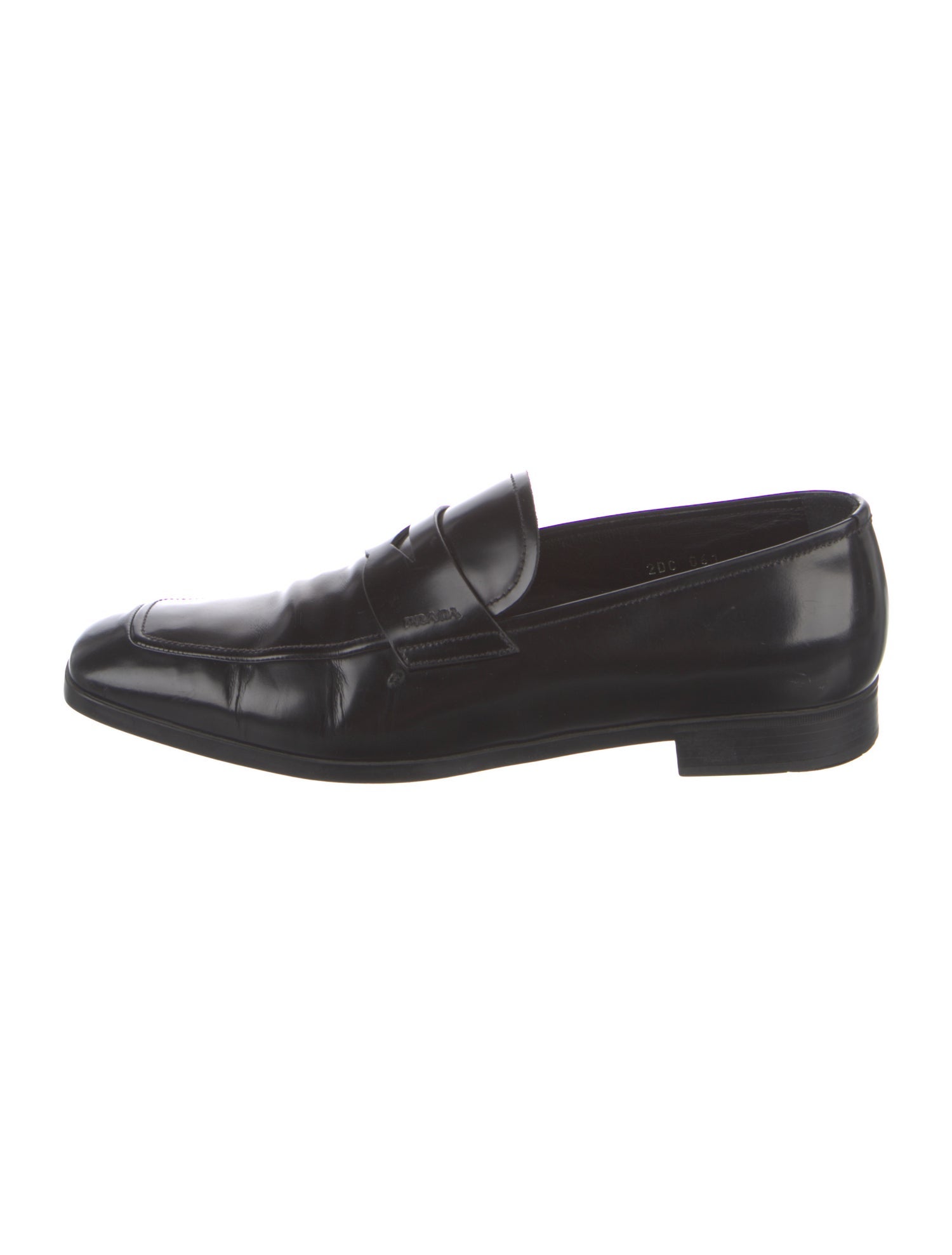 Prada Leather Dress Loafers