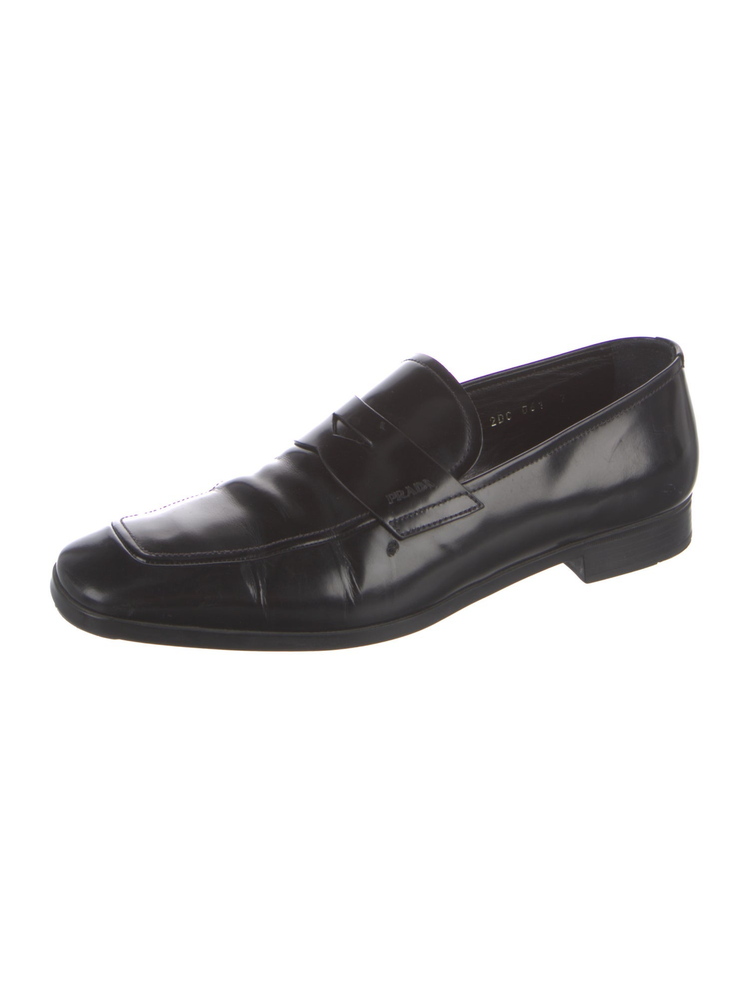 Prada Leather Dress Loafers
