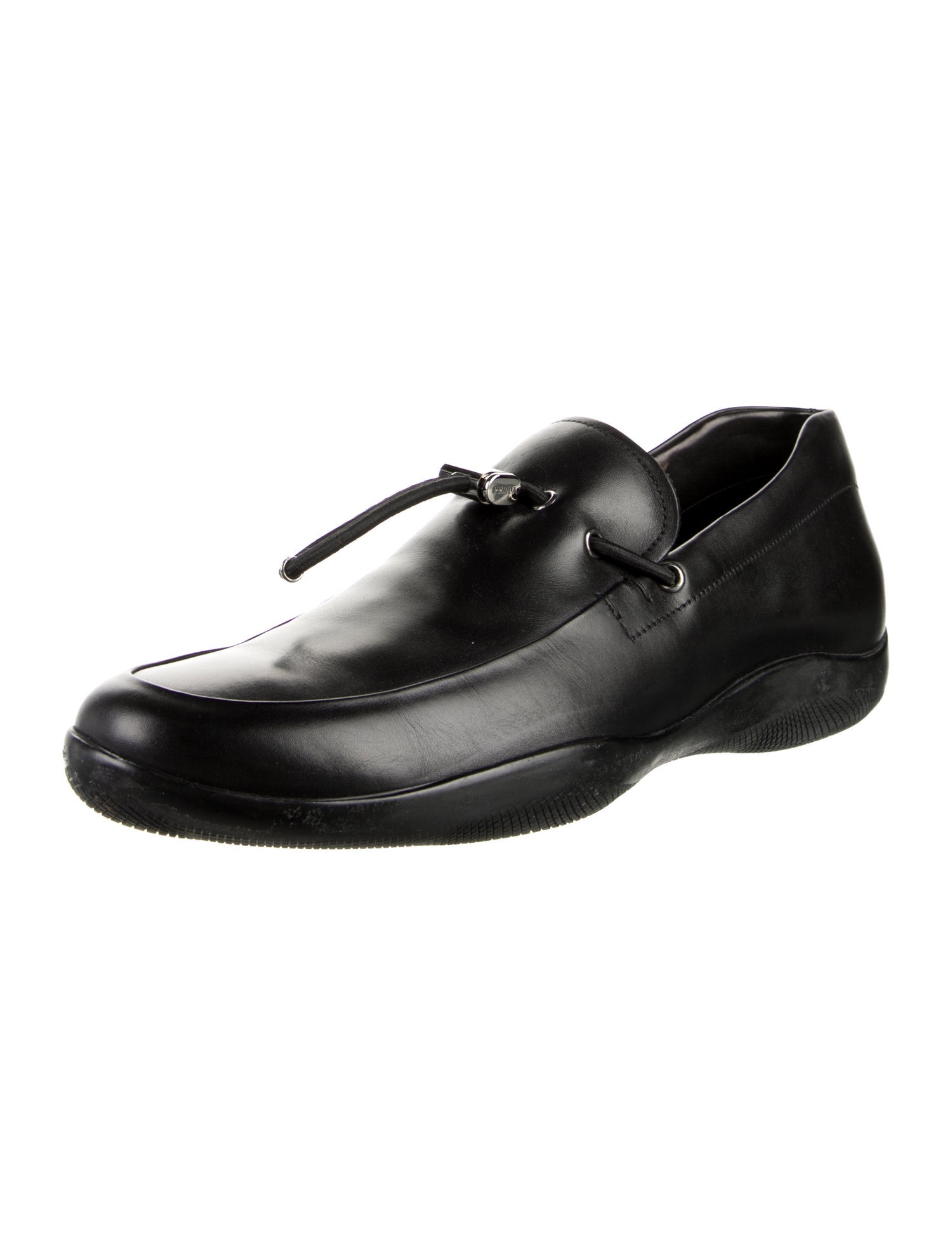 Prada Sport Leather Loafers