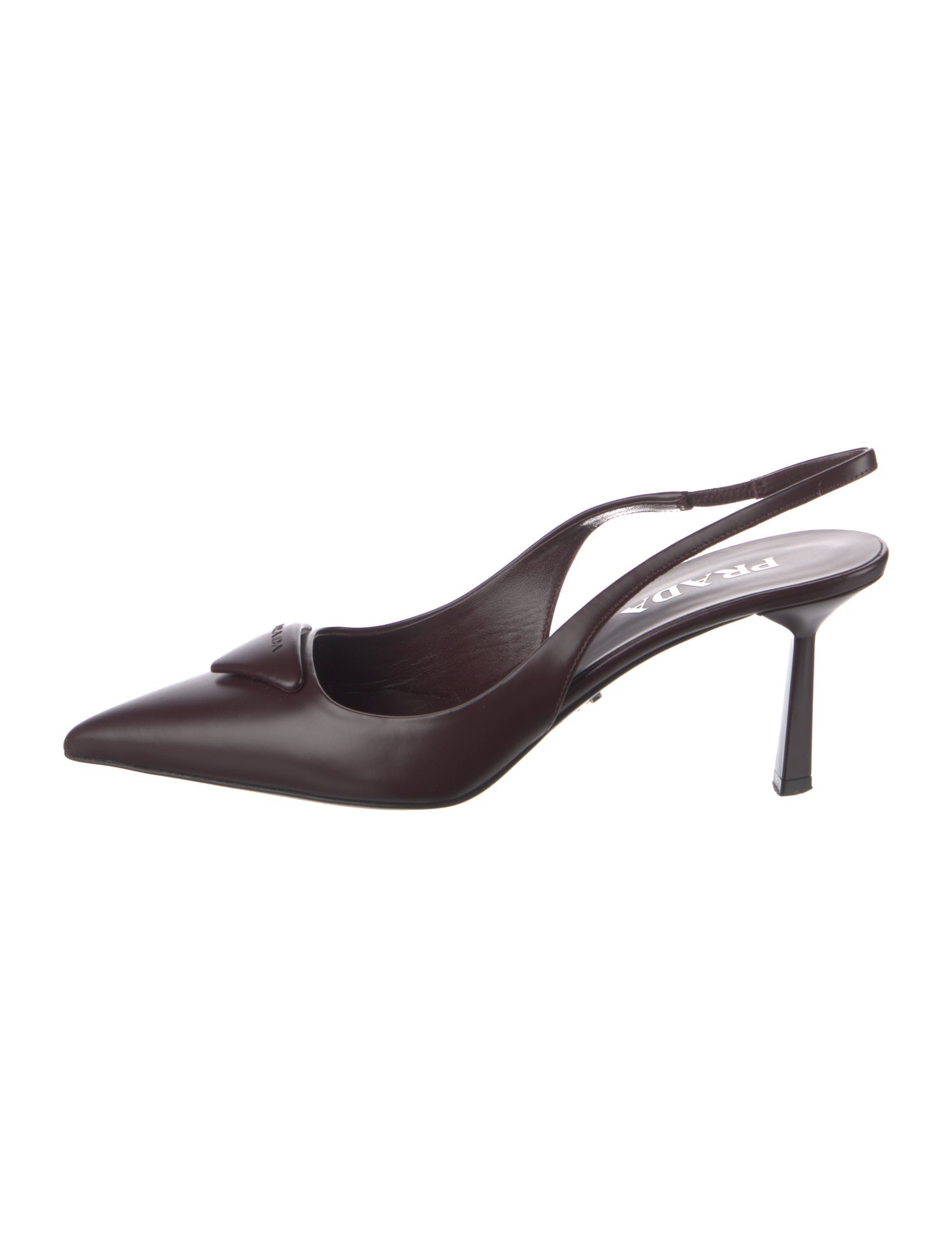 Prada Leather Slingback Pumps