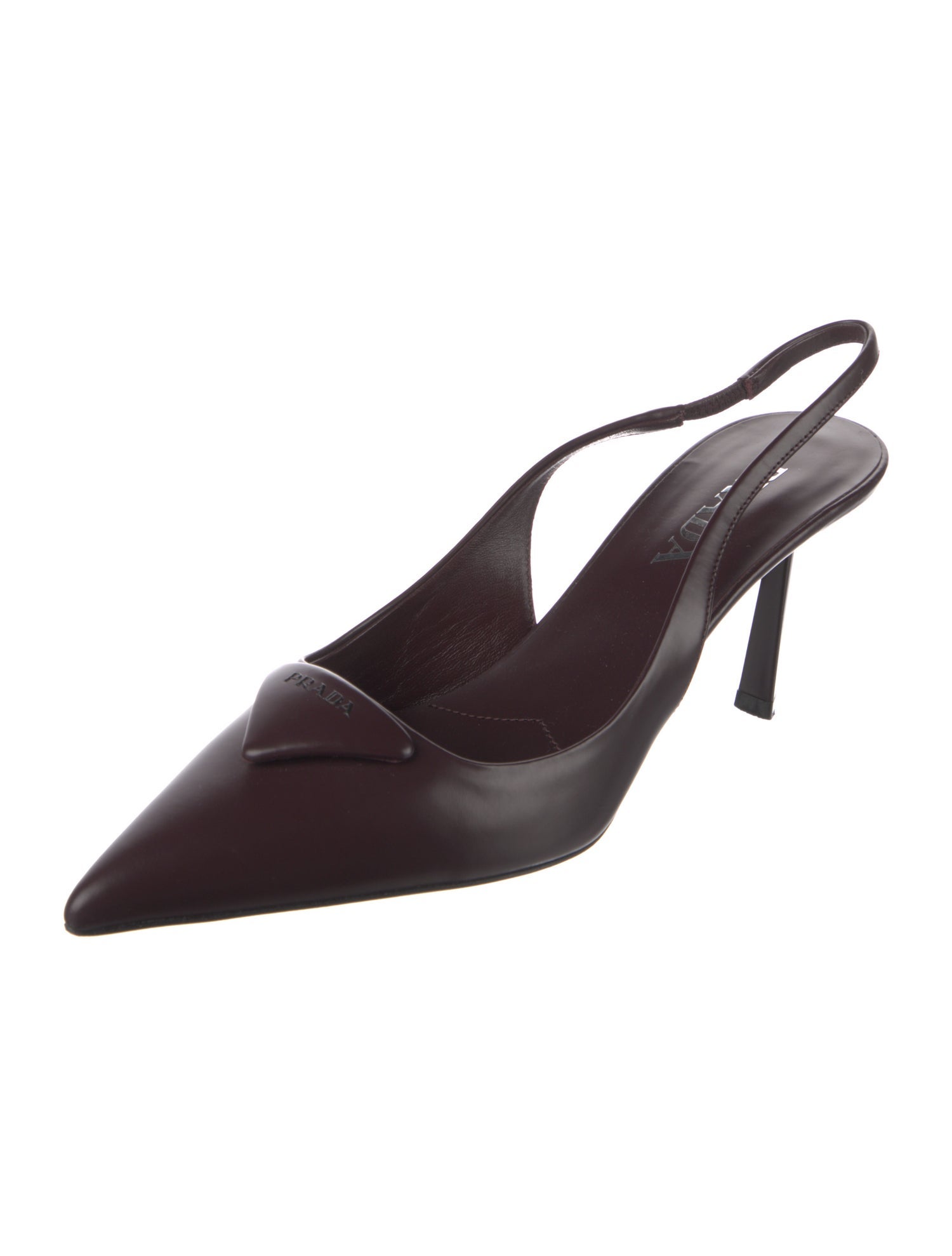 Prada Leather Slingback Pumps