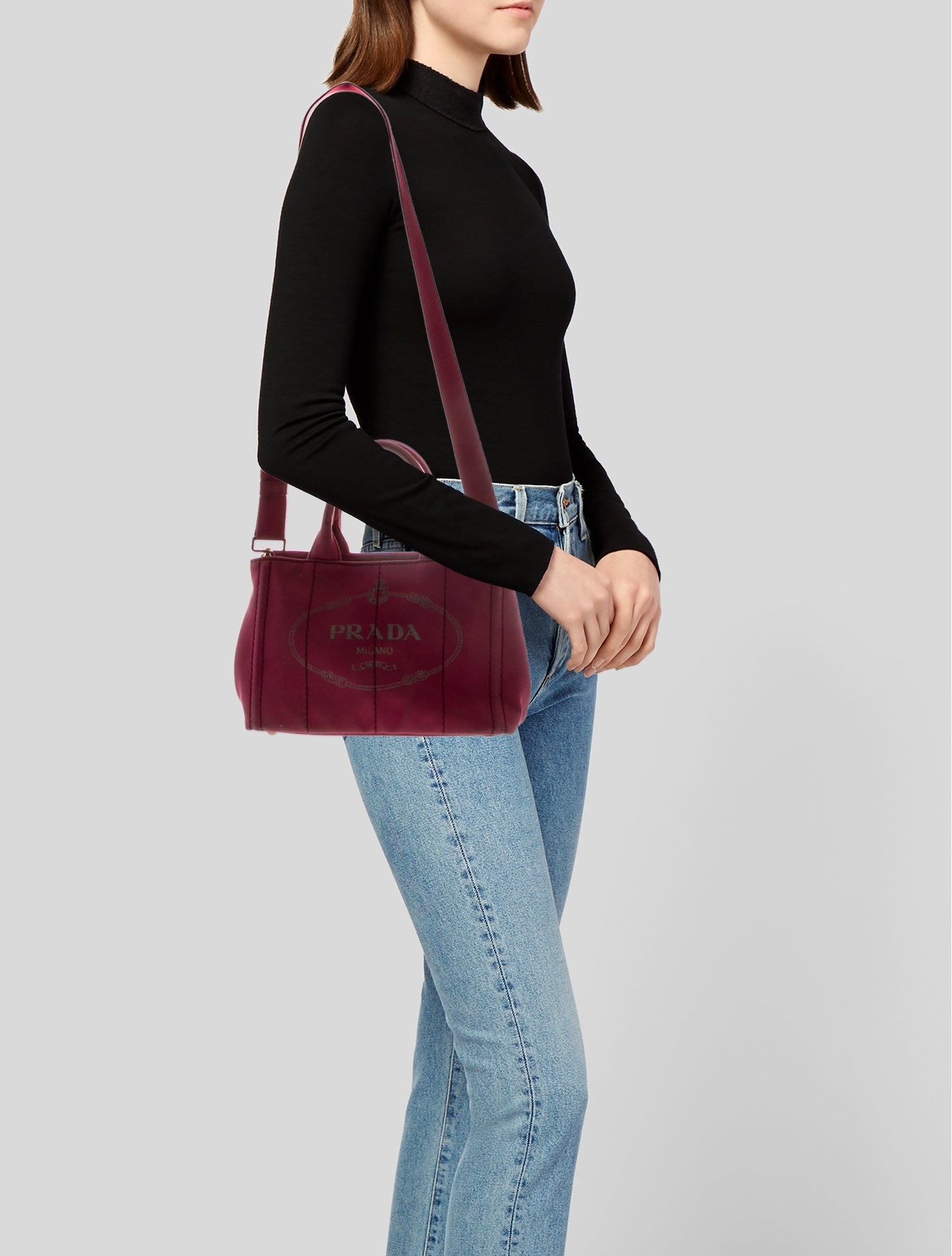 Prada Saffiano Leather Top Handle Bag