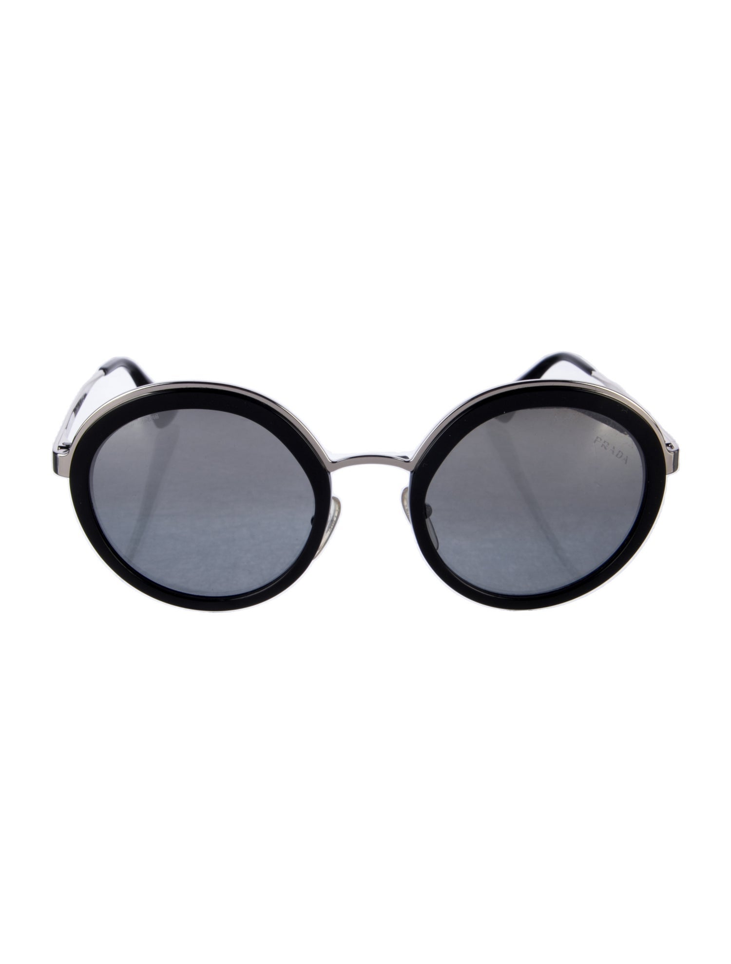 Prada Round Mirrored Sunglasses